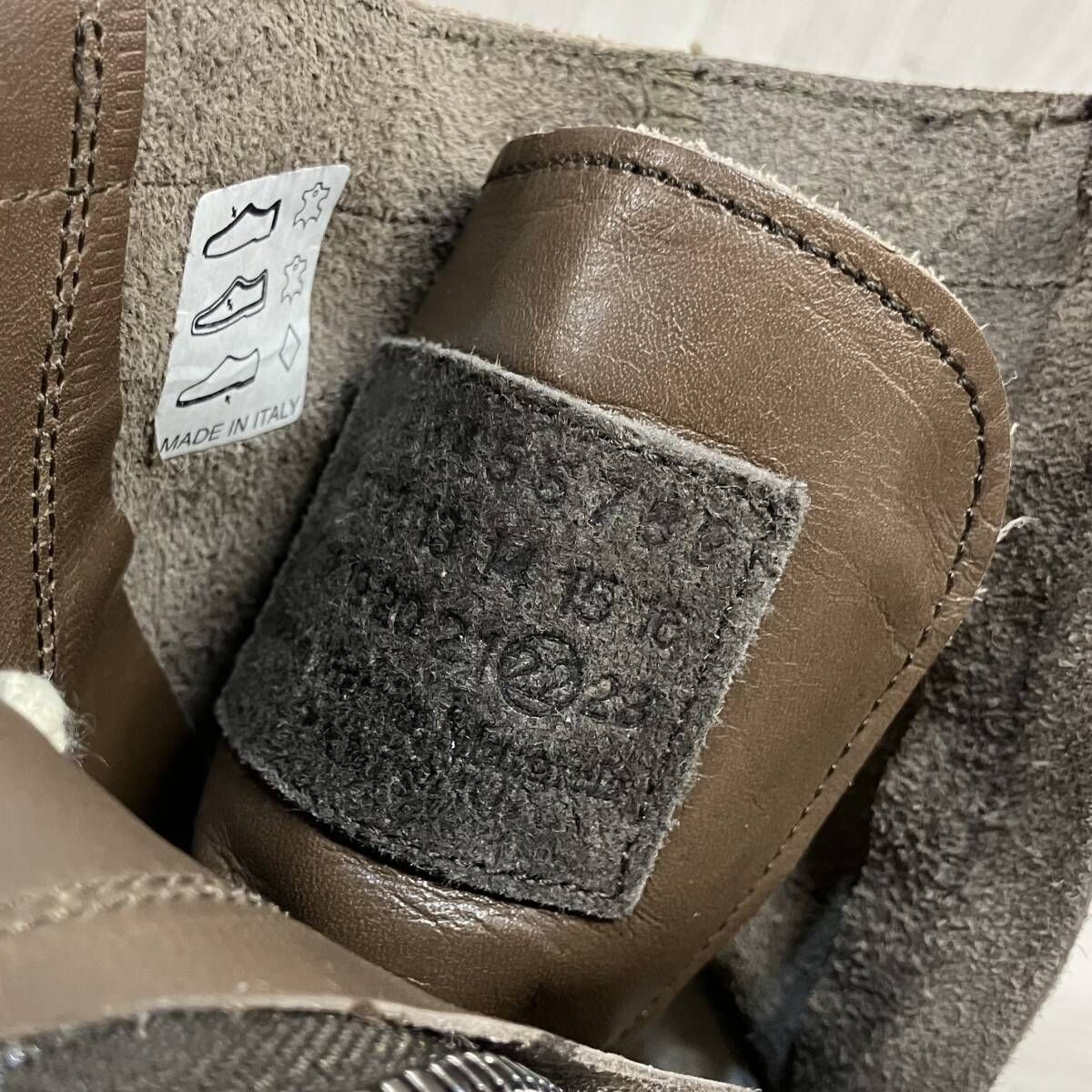 Maison Martin Margiela イタリア製 本革 レザー ハイカット 