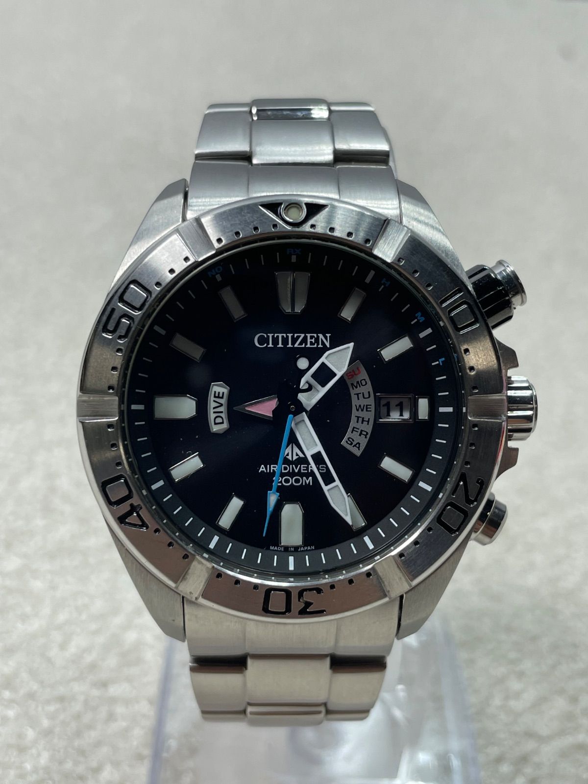 CITIZEN PROMASTER AIR DIVER’S 200M Eco-Drive 電波ソーラー メンズ腕時計 シチズン プロマスター　H-49