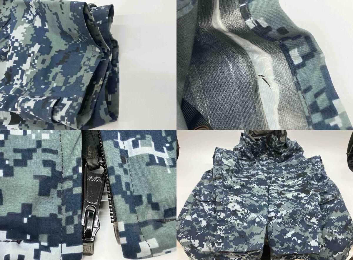通年 U'S NAVY GORE-TEX WORKING PARKA ゴアテックスパーカ L カモフラ