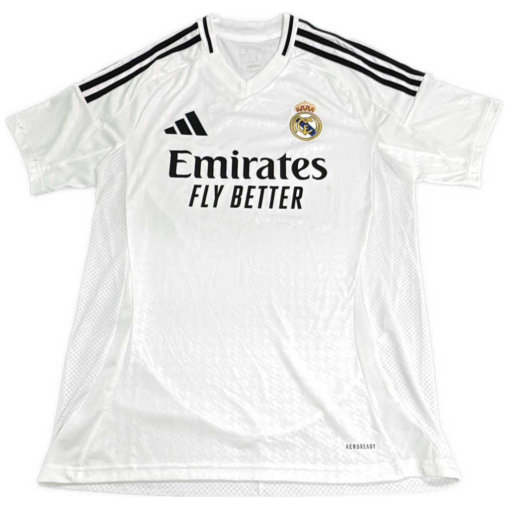 adidas アディダス レアル・マドリード ユニフォーム プロチーム サッカー スポーツ ホワイト(メンズ M)中古 古着 Y0722