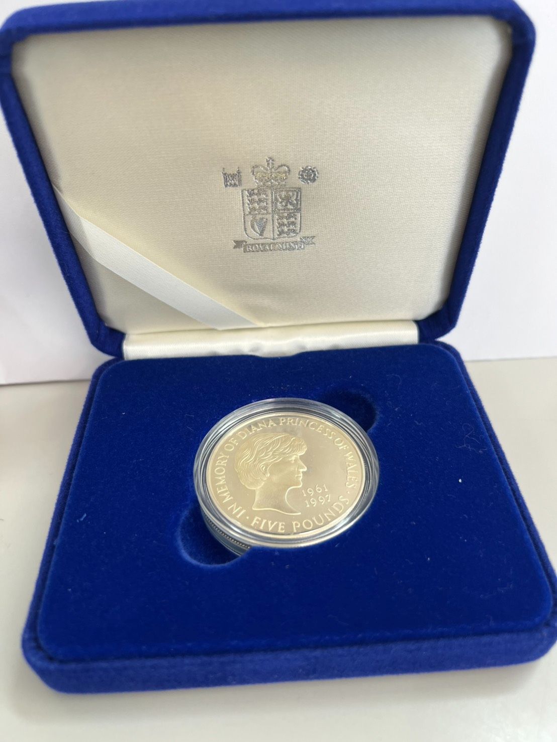 1999 ダイアナ妃追悼記念 5ポンド銀貨 ROYAL MINT プルーフ 925