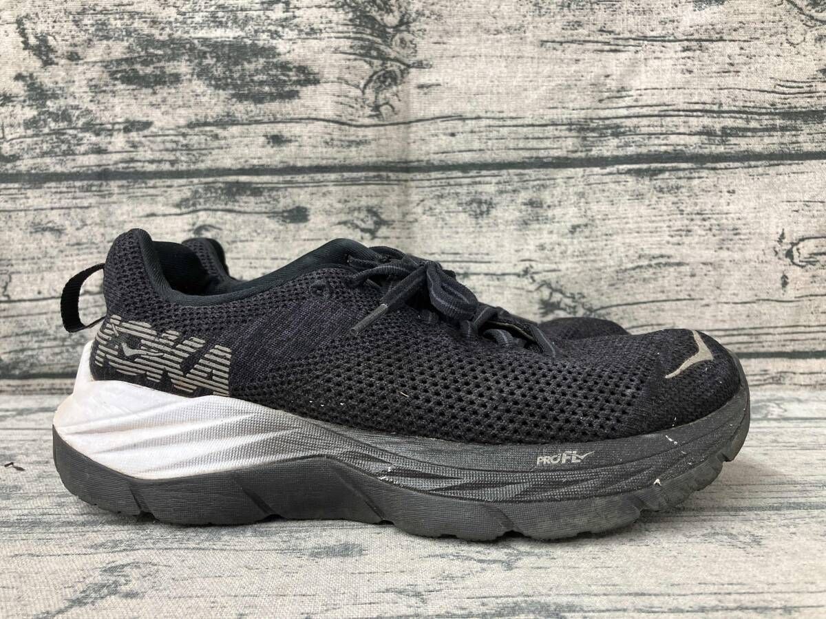 HOKA ONEONE ランニングシューズ ブラック 23cm - メルカリ