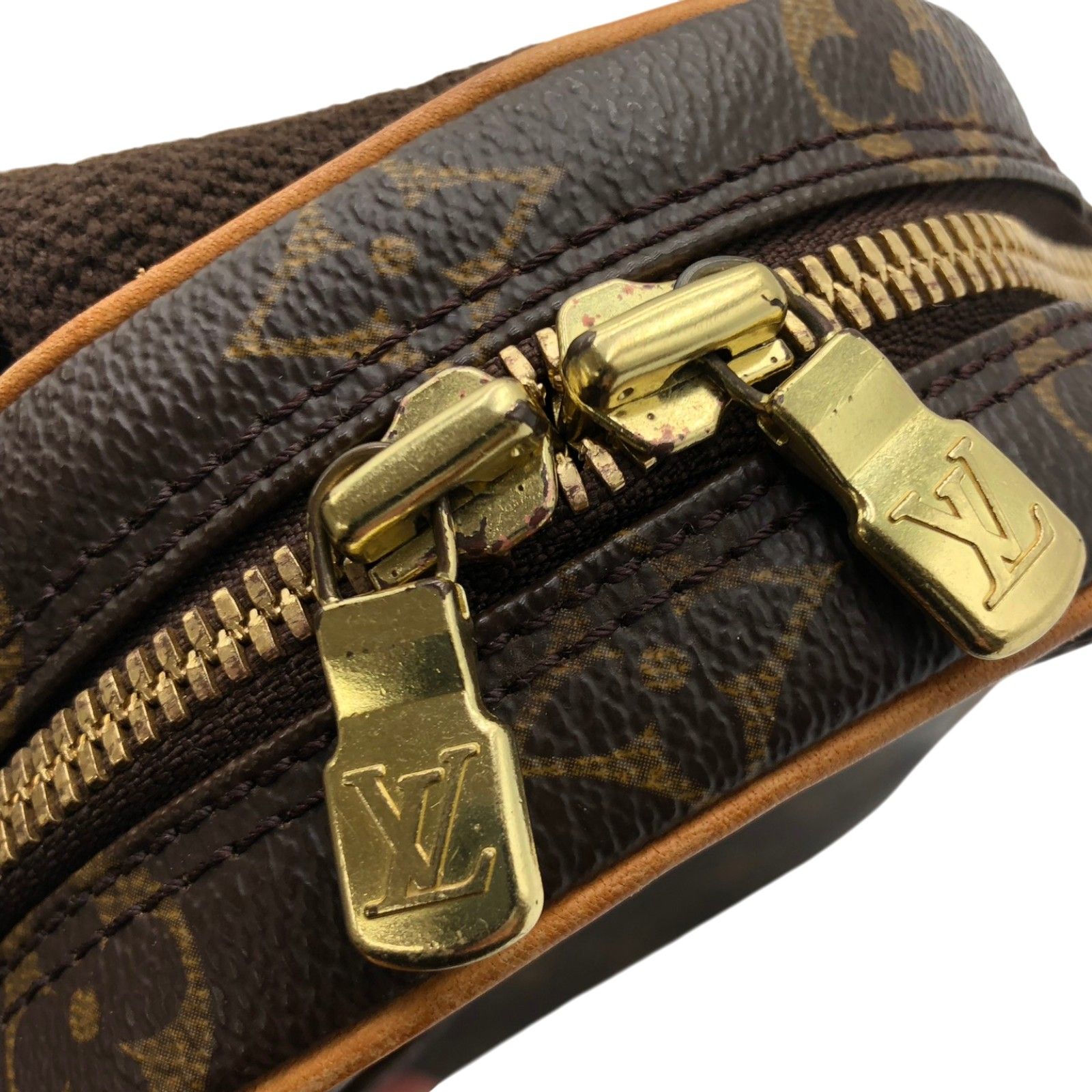 ルイ・ヴィトン LOUIS VUITTON ポシェットガンジュ M51870 ブラウン