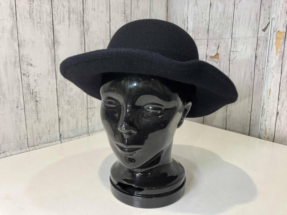 【美品】SCHA シャー／ドイツ製／ウール フェルト ハット／黒 ブラック SCHA シャー フェルトハット ユニセックス ブラック - メルカリ