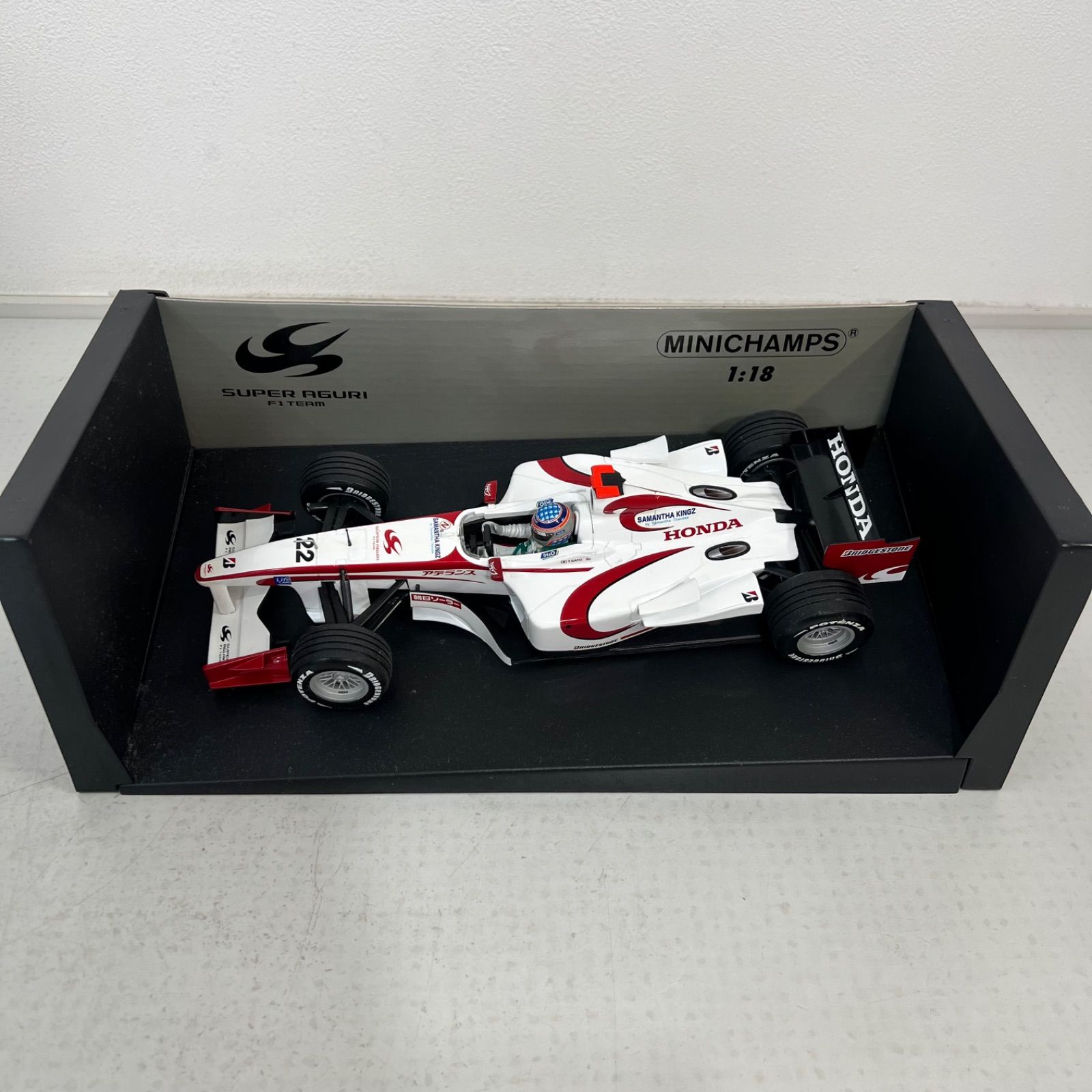 希少レア】MINICHAMPS 1/18 スーパーアグリ ホンダF1 佐藤琢磨 22 鈴木