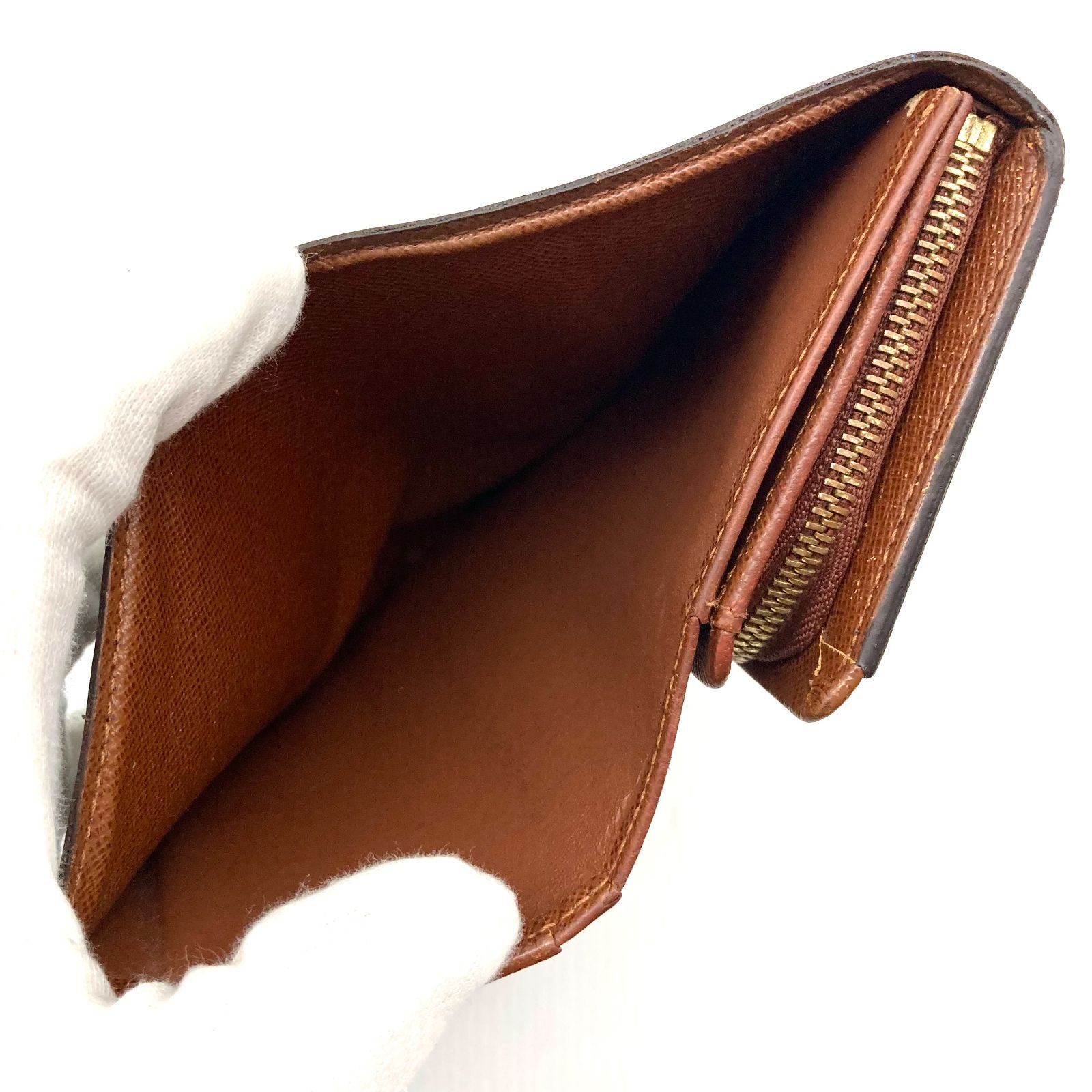 ルイヴィトン ポルトモネ ビエ トレゾール 二つ折り財布 短財布 Y80429