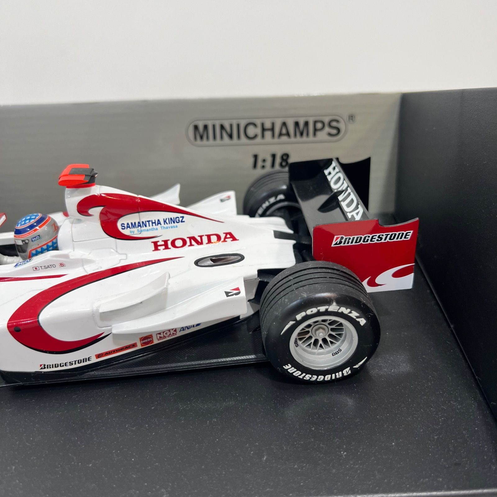 希少レア】MINICHAMPS 1/18 スーパーアグリ ホンダF1 佐藤琢磨 22 鈴木