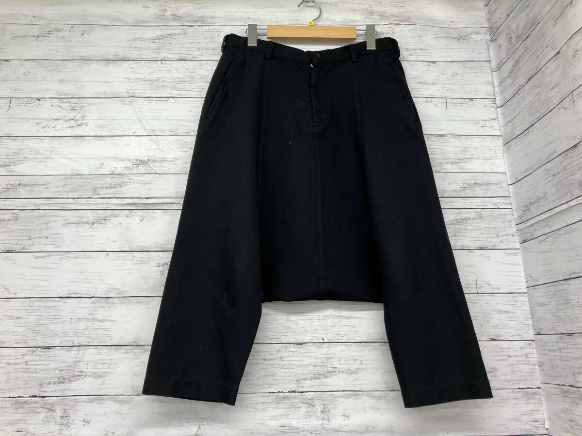 良品　ブラック コムデギャルソン　サルエルパンツ ブラック 1M-P021　S BLACK COMME des GARCONS/ブラックコムデギャルソン/ロングパンツ