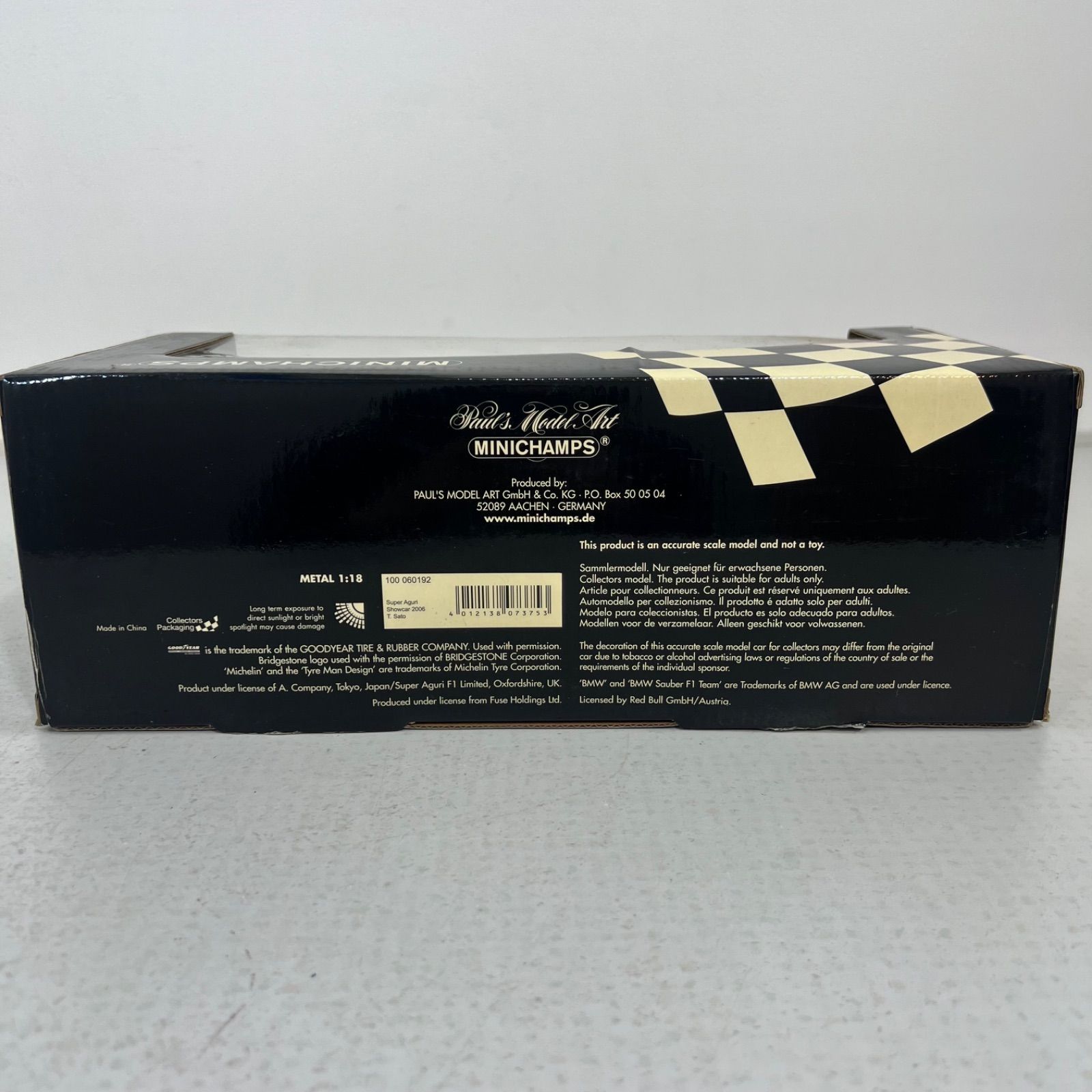 希少レア】MINICHAMPS 1/18 スーパーアグリ ホンダF1 佐藤琢磨 22 鈴木