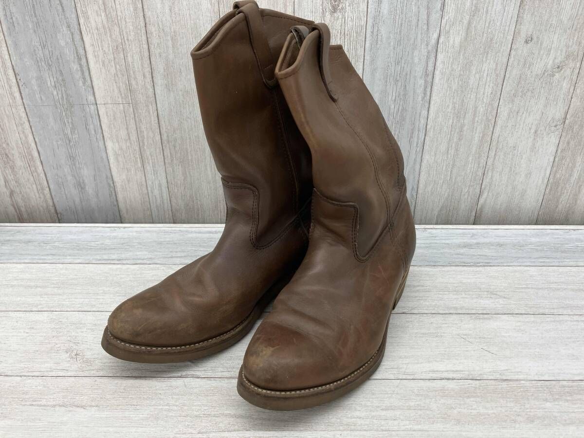 RED WING／レッドウィング／ペコスブーツ／メンズ／約US8.5(26.5㎝)／ソール実寸29㎝／7428
