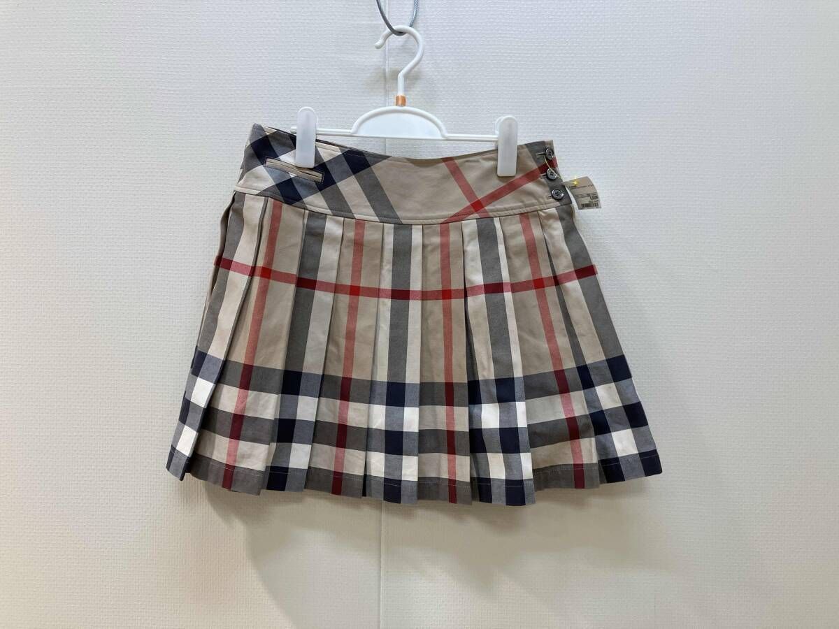 BURBERRY CHILDREN チェック柄 プリーツスカート12Y152 カテゴリー
