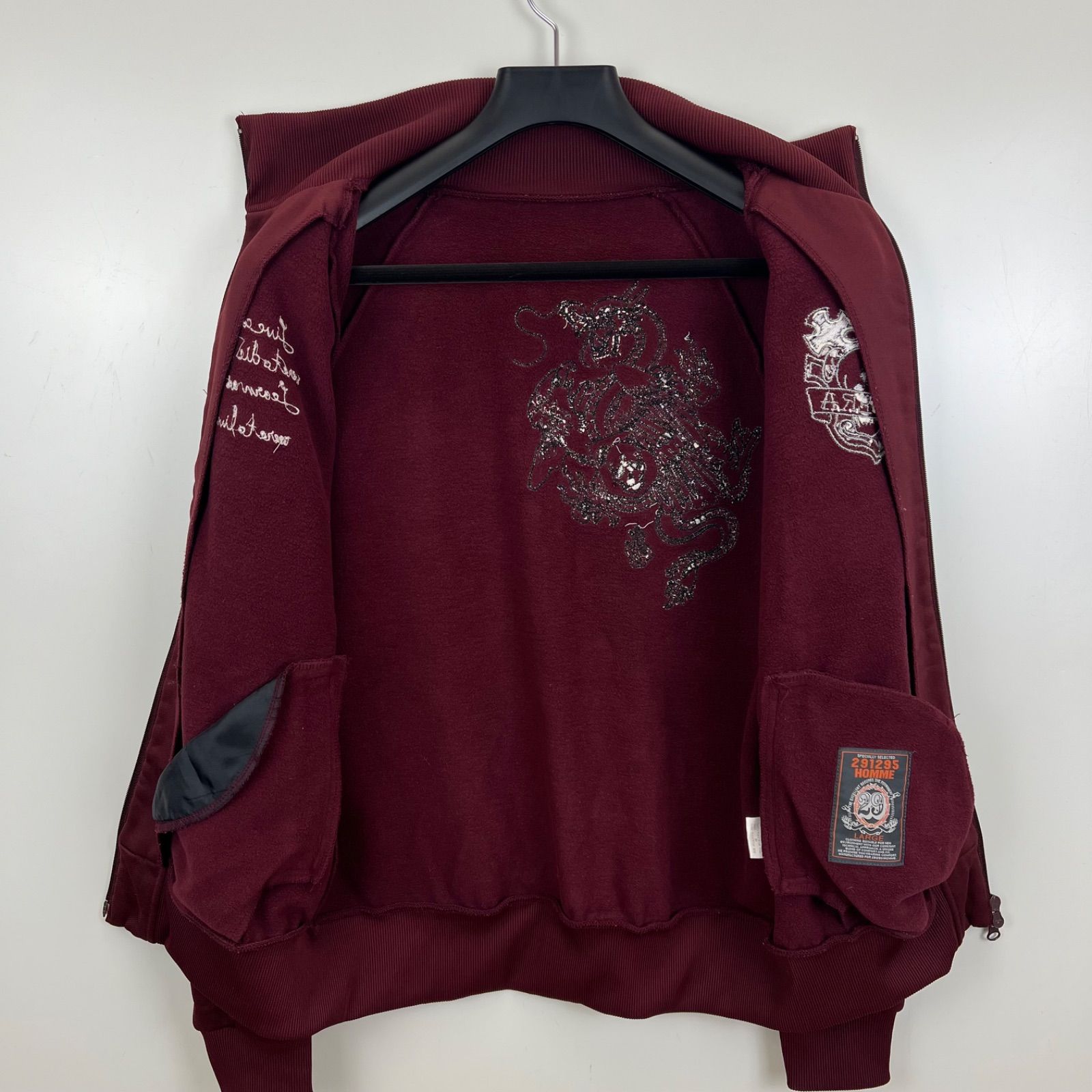 291295 HOMME 00s y2k archive TATOO track jacket L アーカイブ 