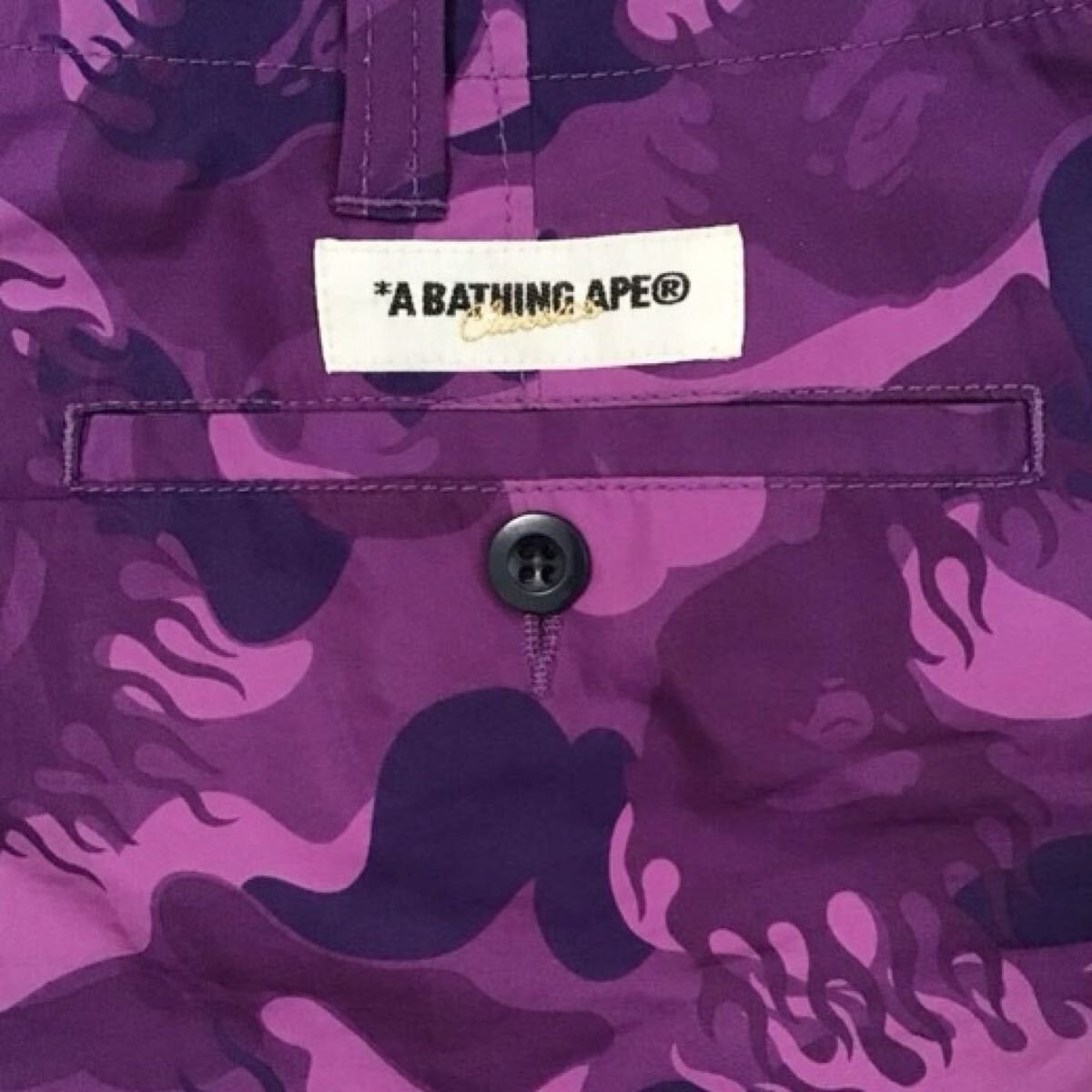 ☆激レア☆ FIRE CAMO ナイロン ハーフパンツ Mサイズ a bathing ape