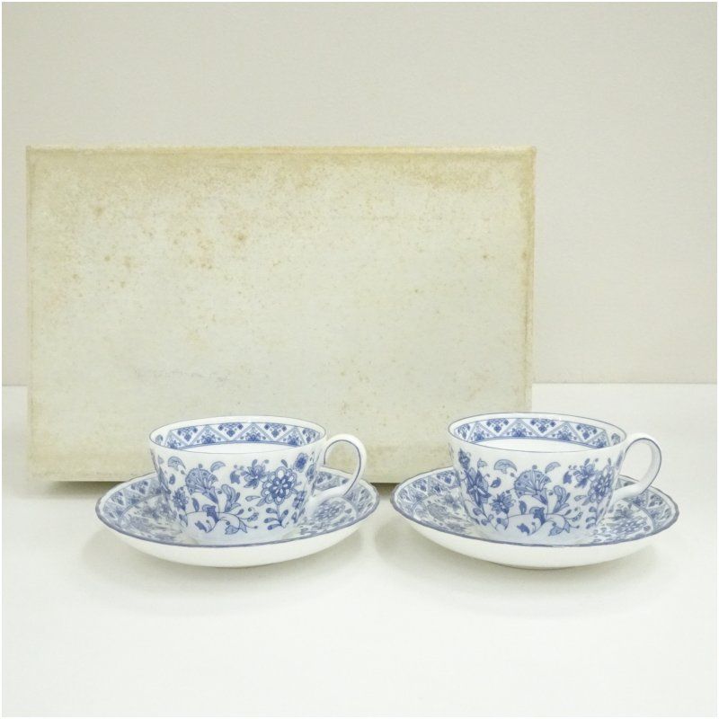 ミントン　MINTON　シャリマー　カップソーサーペア（紙箱） 食器 おしゃれ かわいい お茶 茶器 アンティーク インテリア 普段使い 来客 テーブルウェア