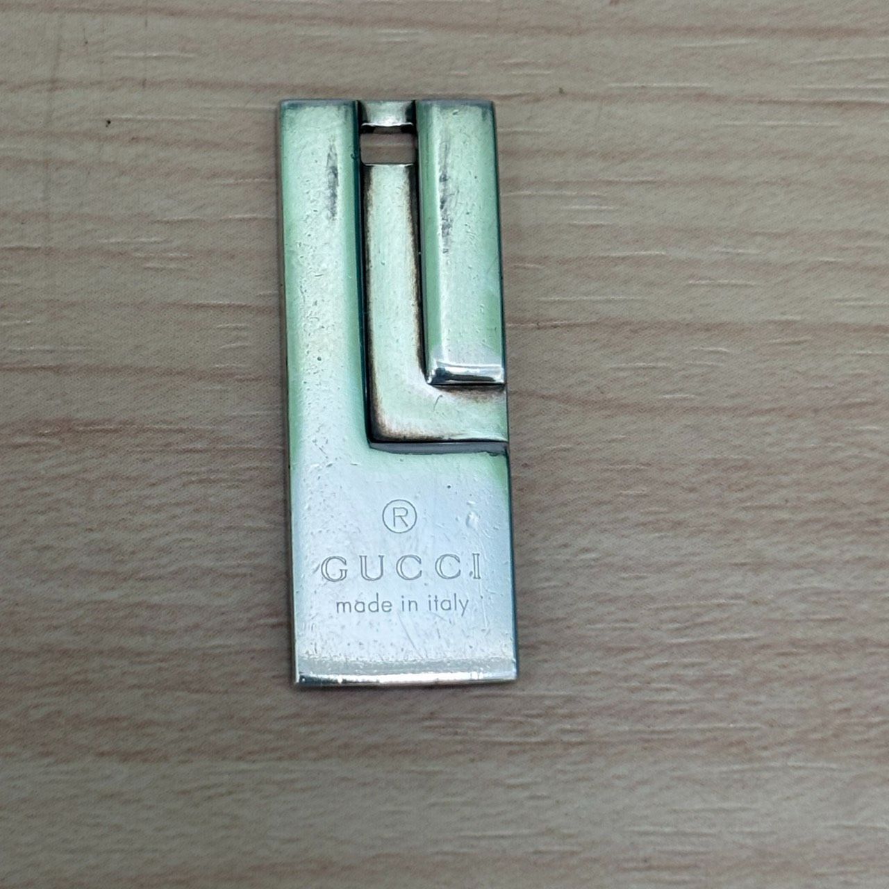 豊】GUCCI グッチ ネックレス トップ SV925 ペンダントトップ 【382MS 