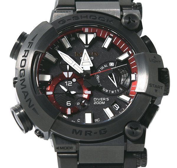 未使用 CASIO カシオ G-SHOCK ジーショック MR-G FROGMAN フロッグマン MRG-BF1000B-1AJR ソーラー メンズ