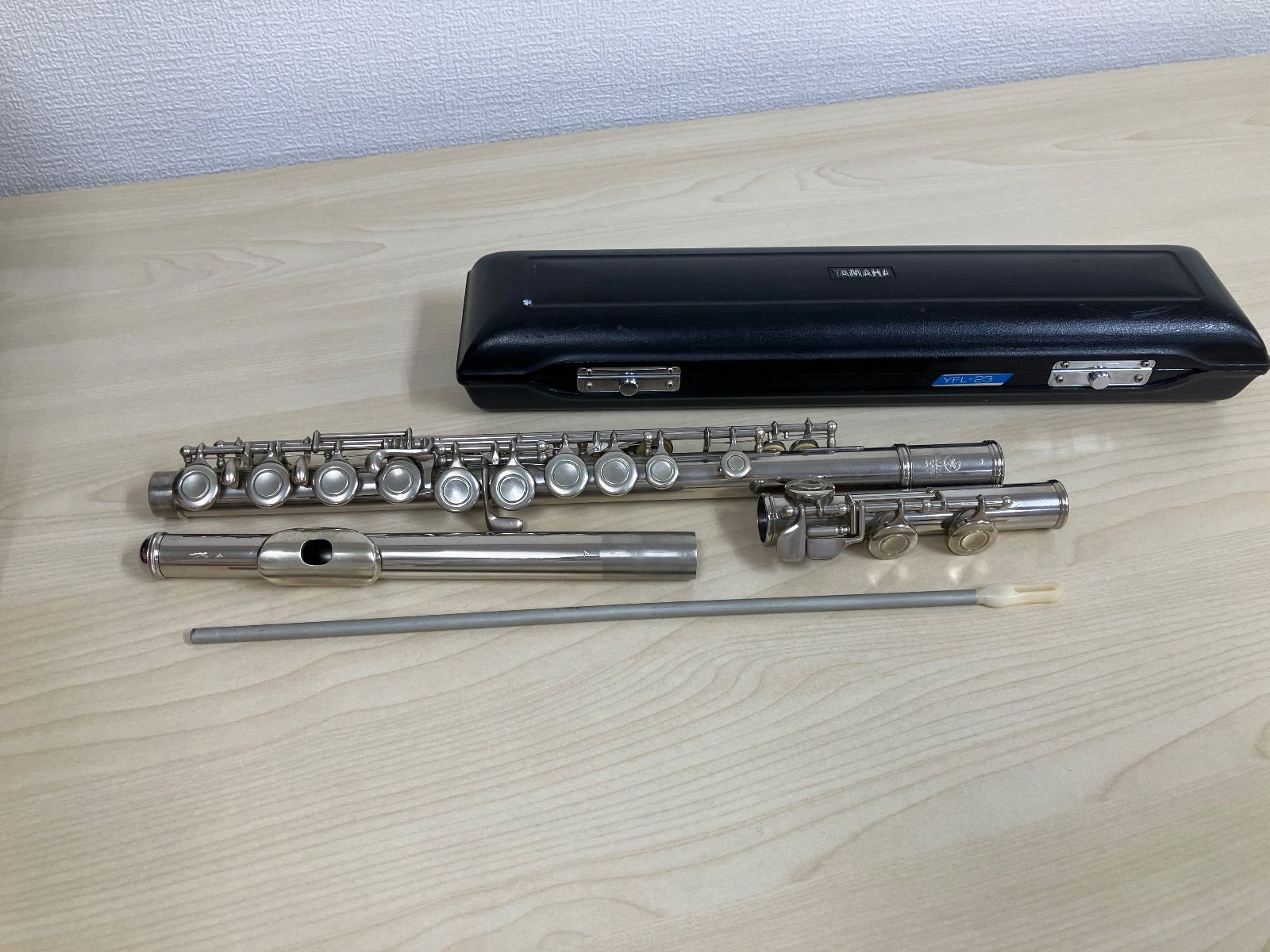 YFL-23 YAMAHA フルート ヤマハ ケース付き 管楽器 吹奏楽 with 木