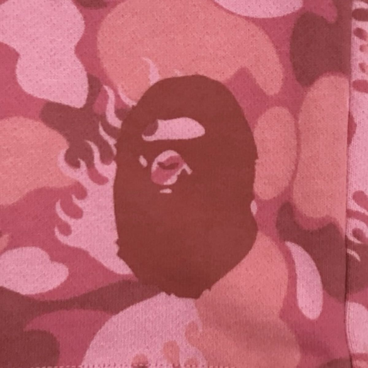 ☆新品☆ XL FIRE CAMO PINK スウェット ハーフパンツ a bathing ape 