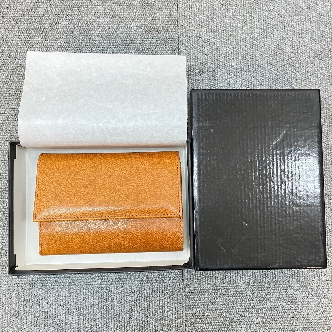アルキミア Alchimia 三つ折り財布 レザー 本革 キャメル イタリア製