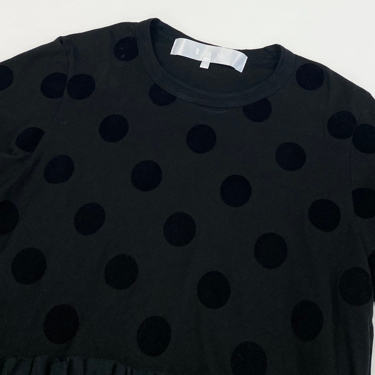 Ae11 tao COMME des GARCONS AD2022 クルーネックTシャツ ドット柄