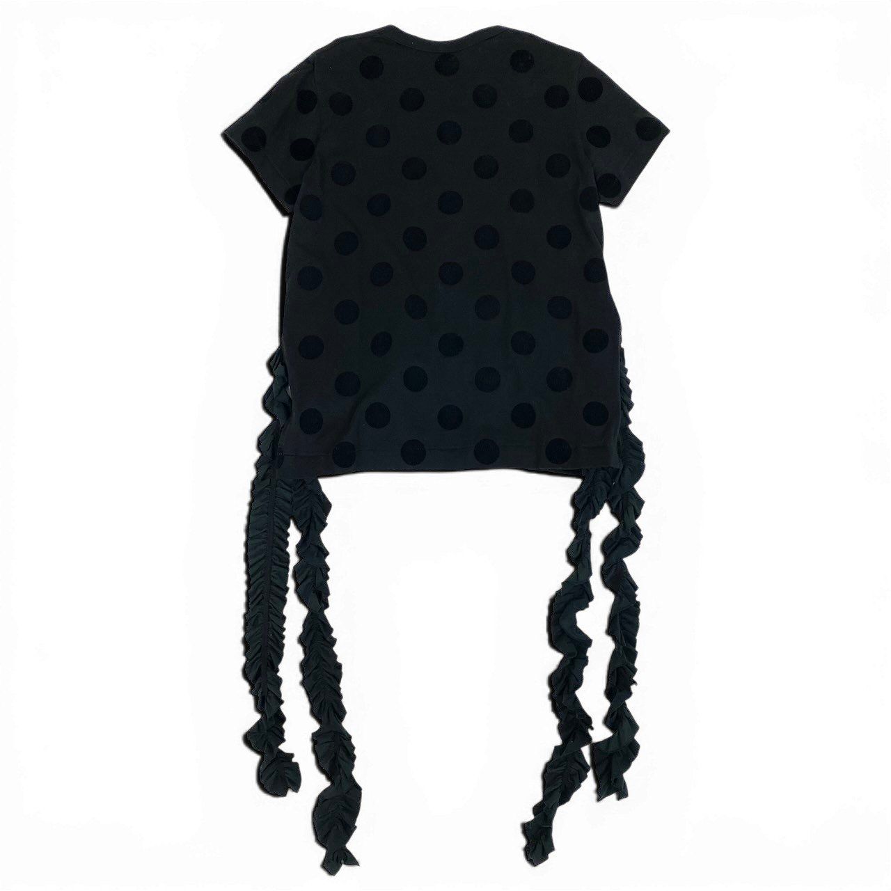 tao comme des garcons ドット フリル ロンT Ae11 tao COMME des GARCONS AD2022 クルーネックTシャツ ドット柄