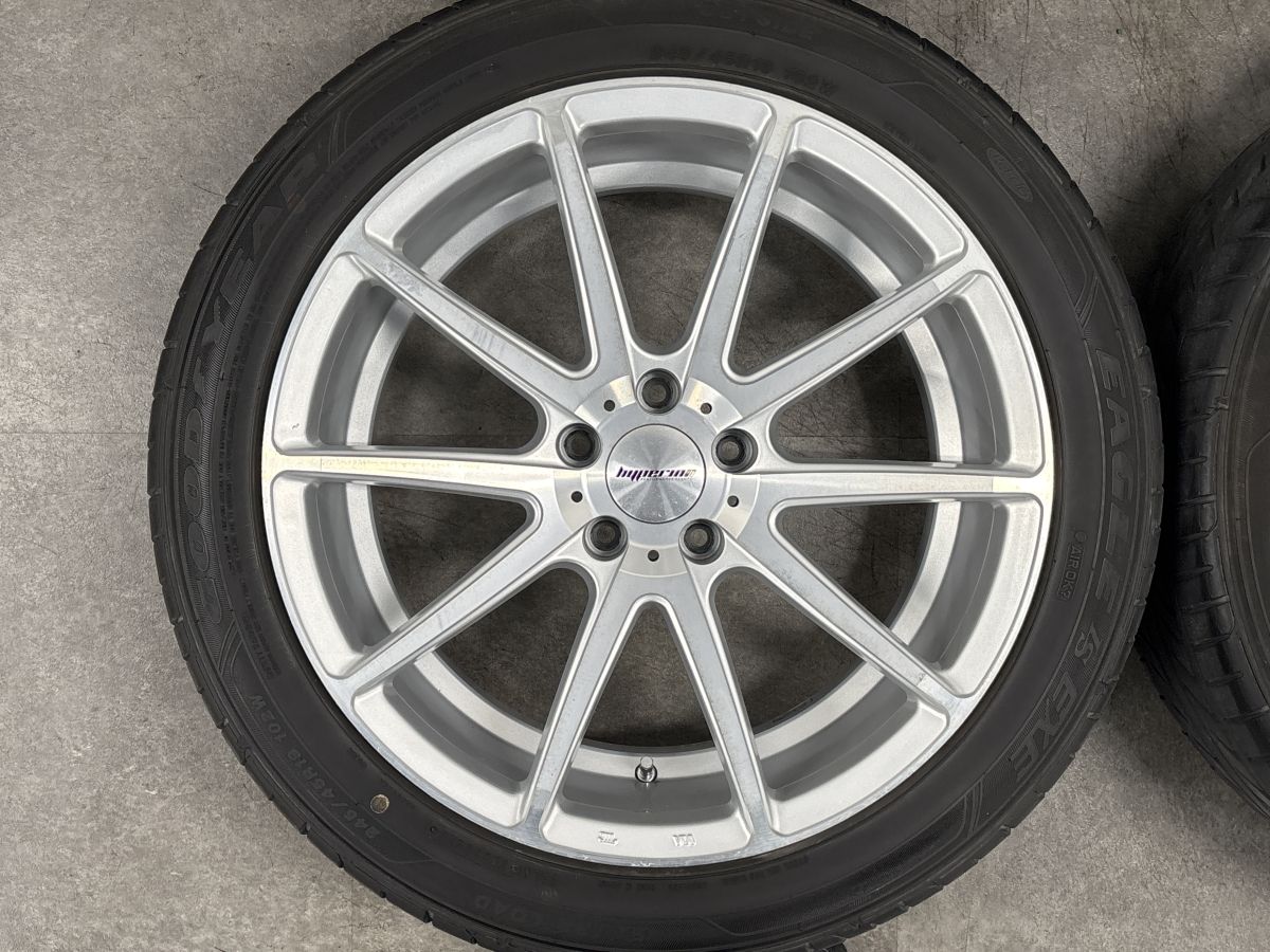 交換用に】ハイペリオン CVX 19in 8.5J+35 9.5J+38 PCD114.3 