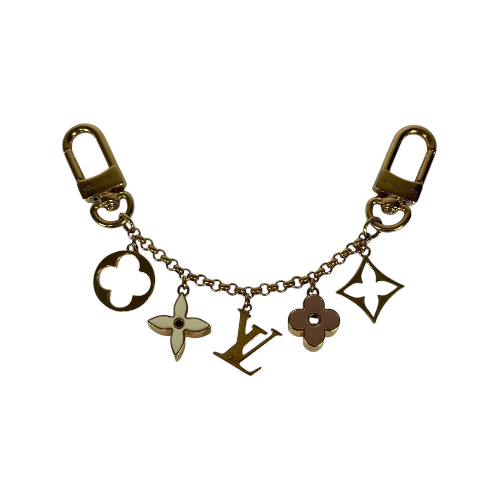 LOUIS VUITTON ルイヴィトン バッグチャーム キーホルダー チェーン フルール ドゥ モノグラム DI4264 M01413