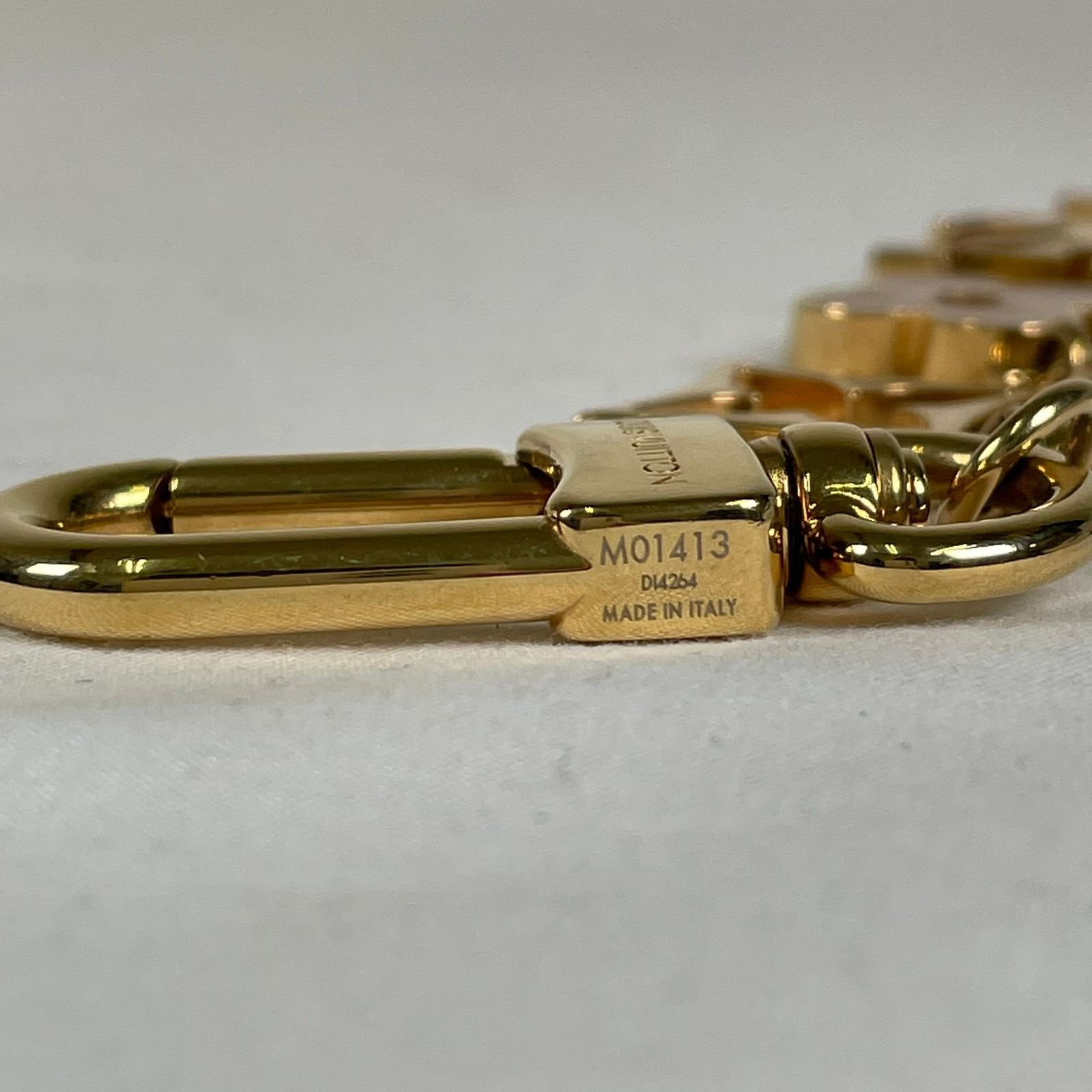 LOUIS VUITTON ルイヴィトン バッグチャーム キーホルダー チェーン フルール ドゥ モノグラム DI4264 M01413