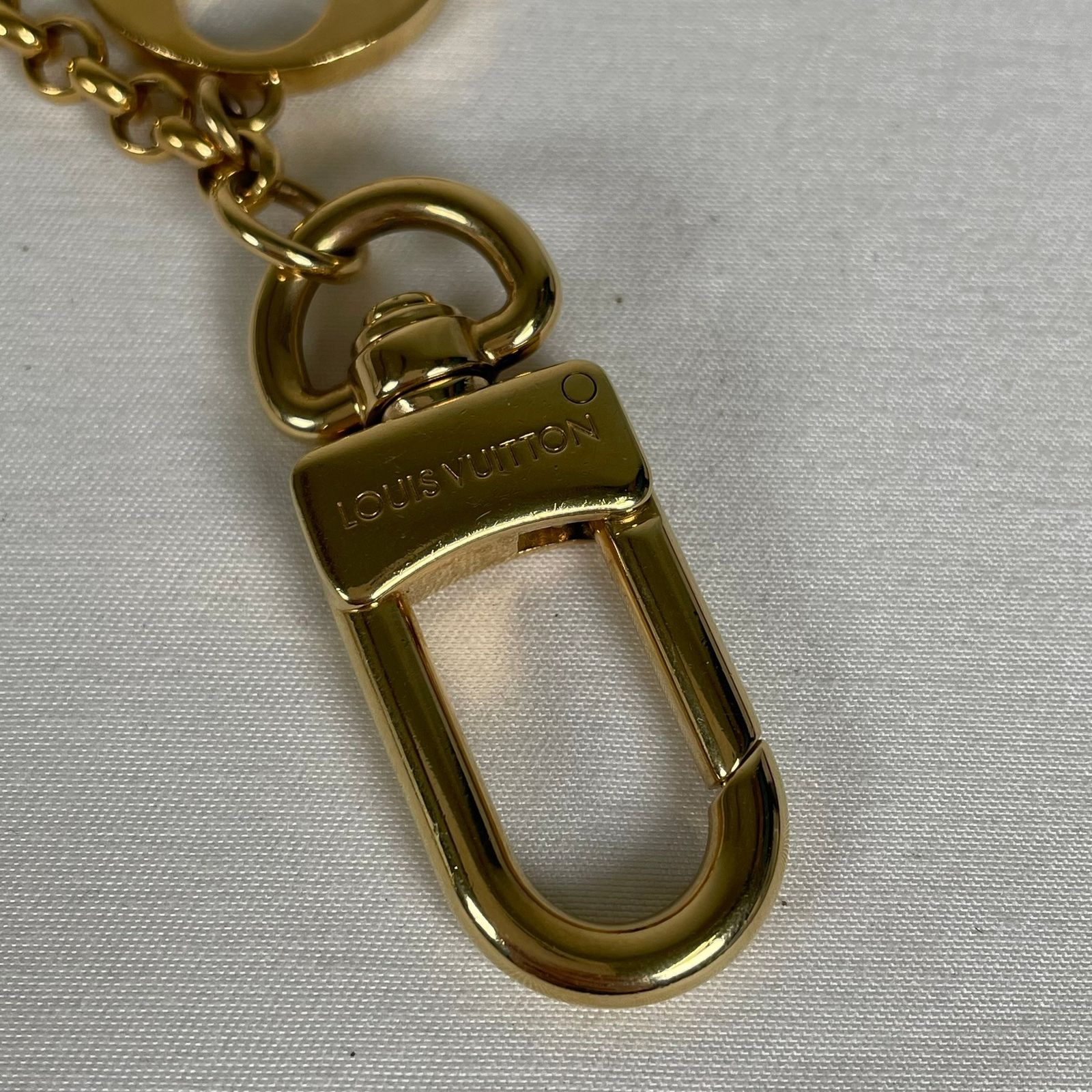 LOUIS VUITTON ルイヴィトン バッグチャーム キーホルダー チェーン フルール ドゥ モノグラム DI4264 M01413