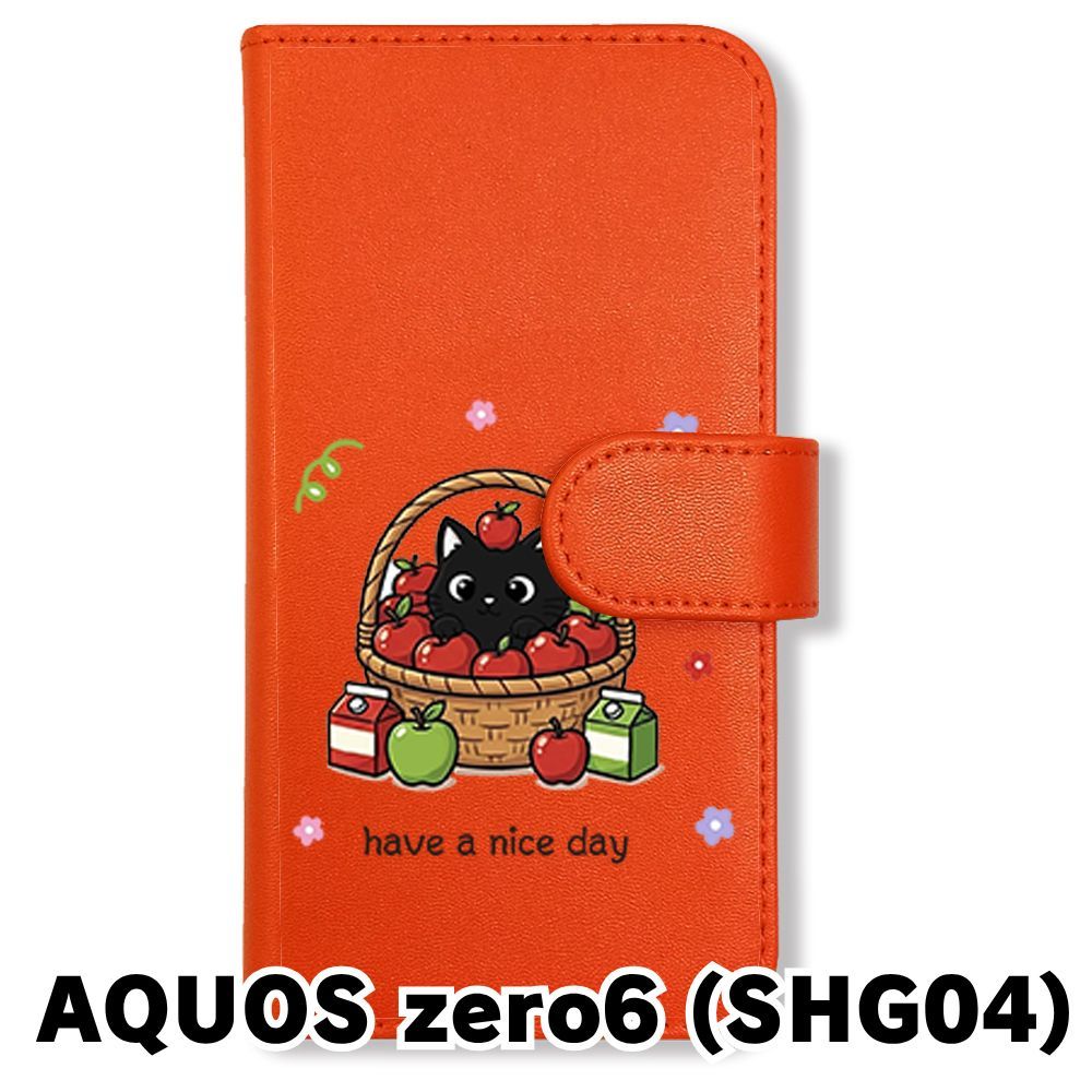ケース付き　美品　AQUOS ZERO6 SHG04 新品未使用】 AQUOS zero6 SHG04 手帳型スマホ ケース カバー (色