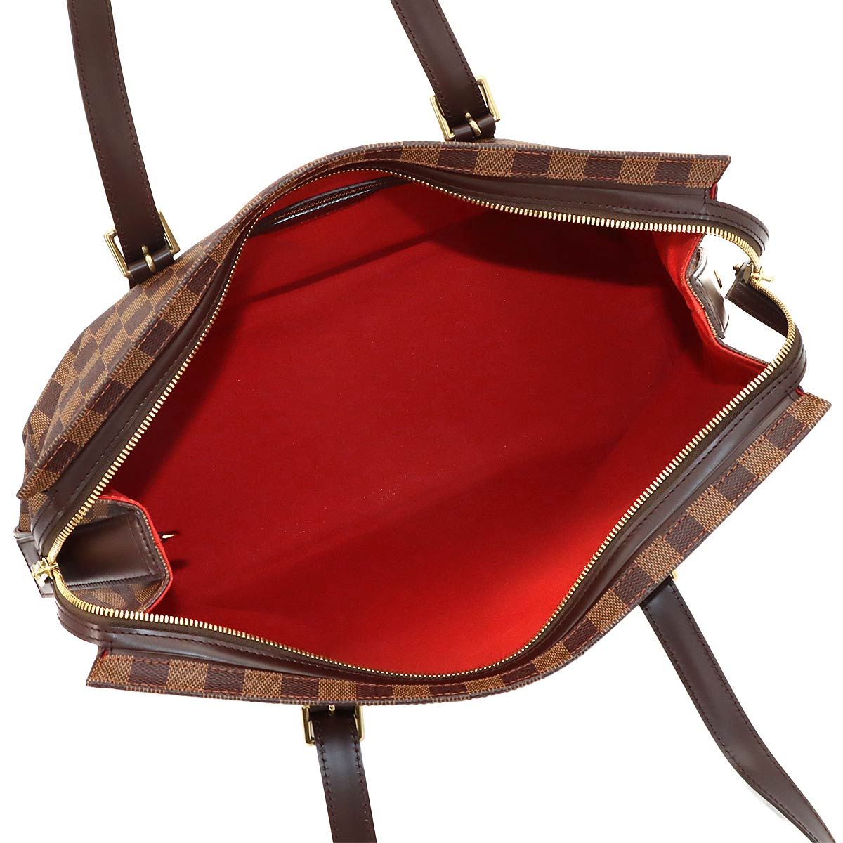 【美品】ルイヴィトン  チェルシー  ダミエ・エベヌ　トートバッグ　TH0013 LOUIS VUITTON(ルイヴィトン) ダミエ エべヌ チェルシー トートバッグ