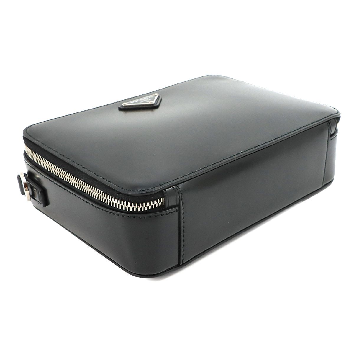 新品同様 プラダ PRADA ブリック 2way ハンド ショルダー バッグ 