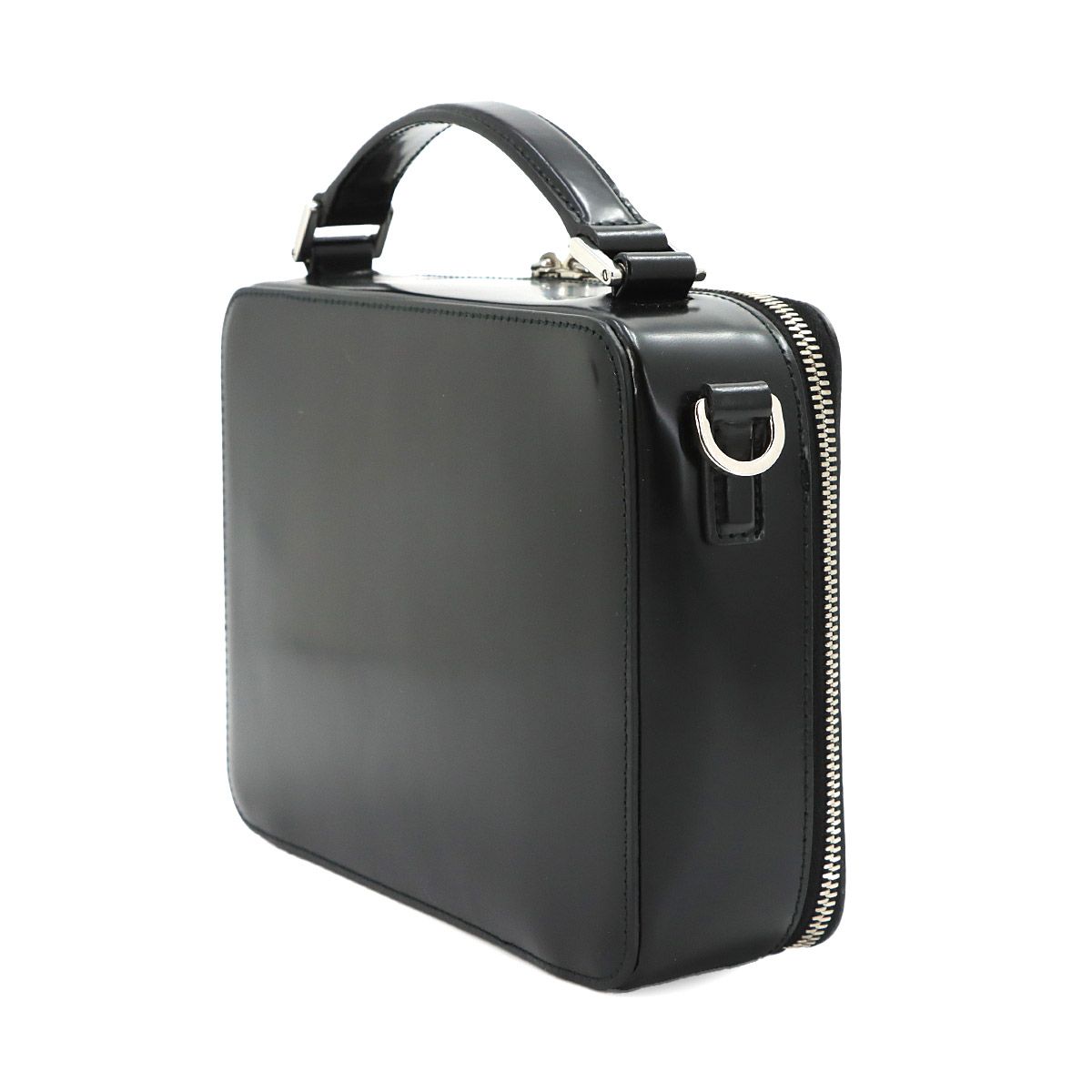 新品同様 プラダ PRADA ブリック 2way ハンド ショルダー バッグ 