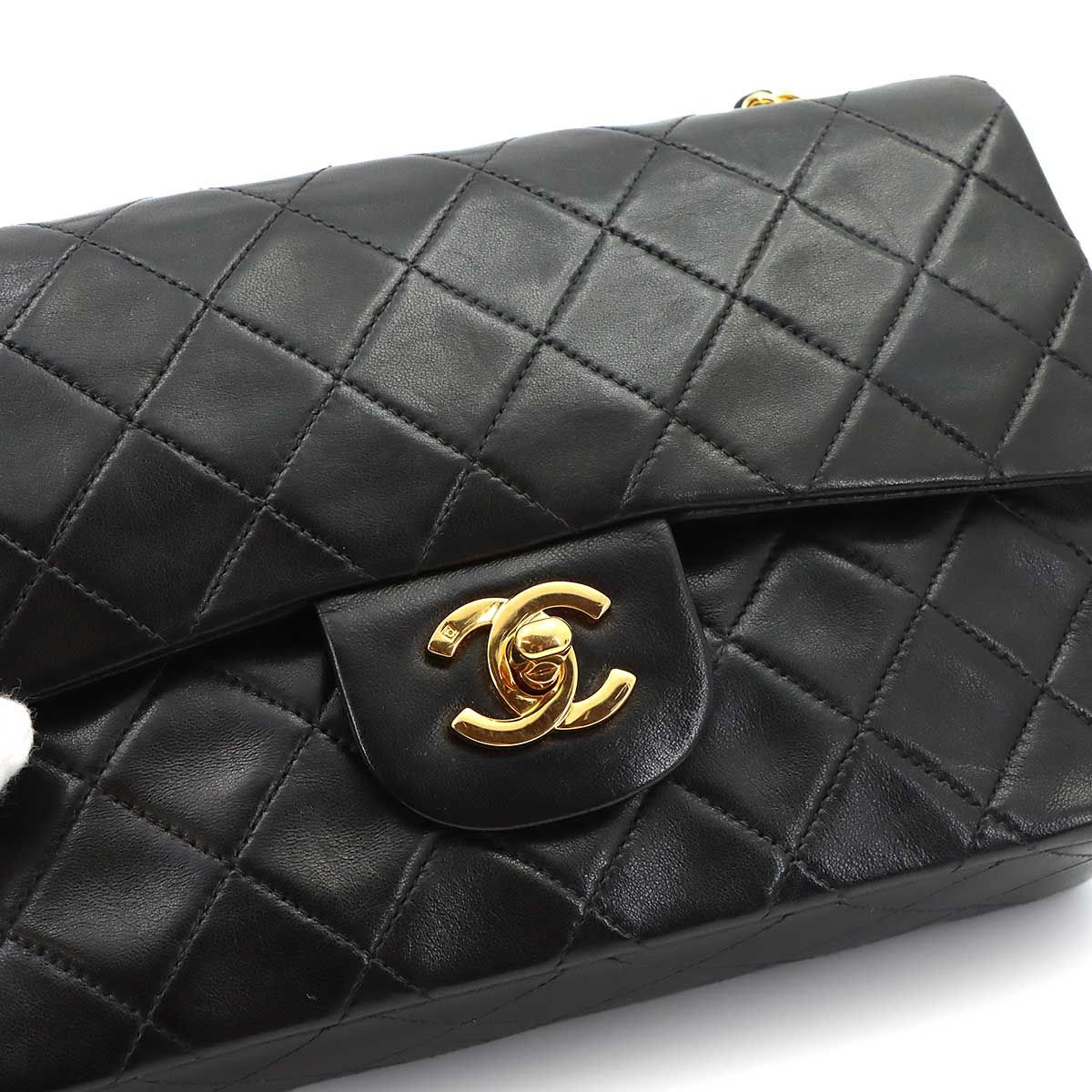 美品 シャネル CHANEL マトラッセ 23 チェーン ショルダー バッグ 