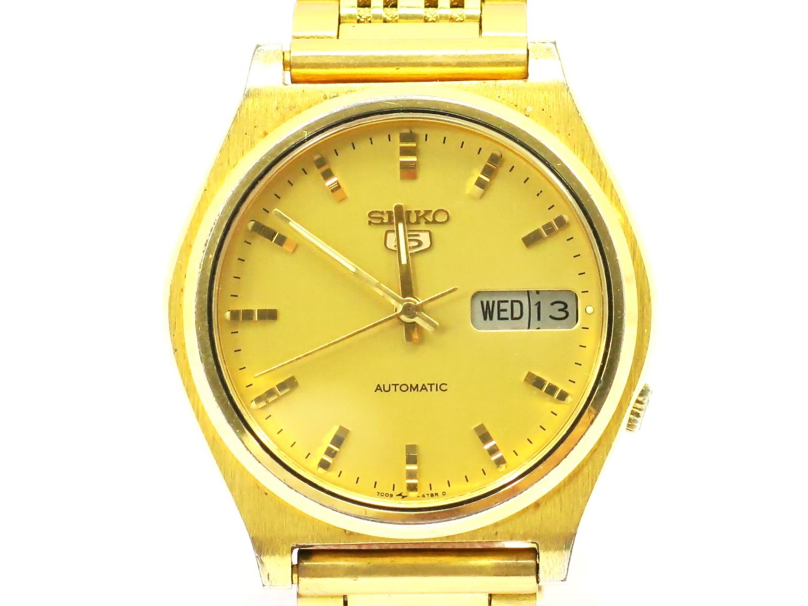 セイコー　ファイブ　腕時計　7009-3170　メンズ自動巻　（曜日調整不良）　SEIKO5　18714326