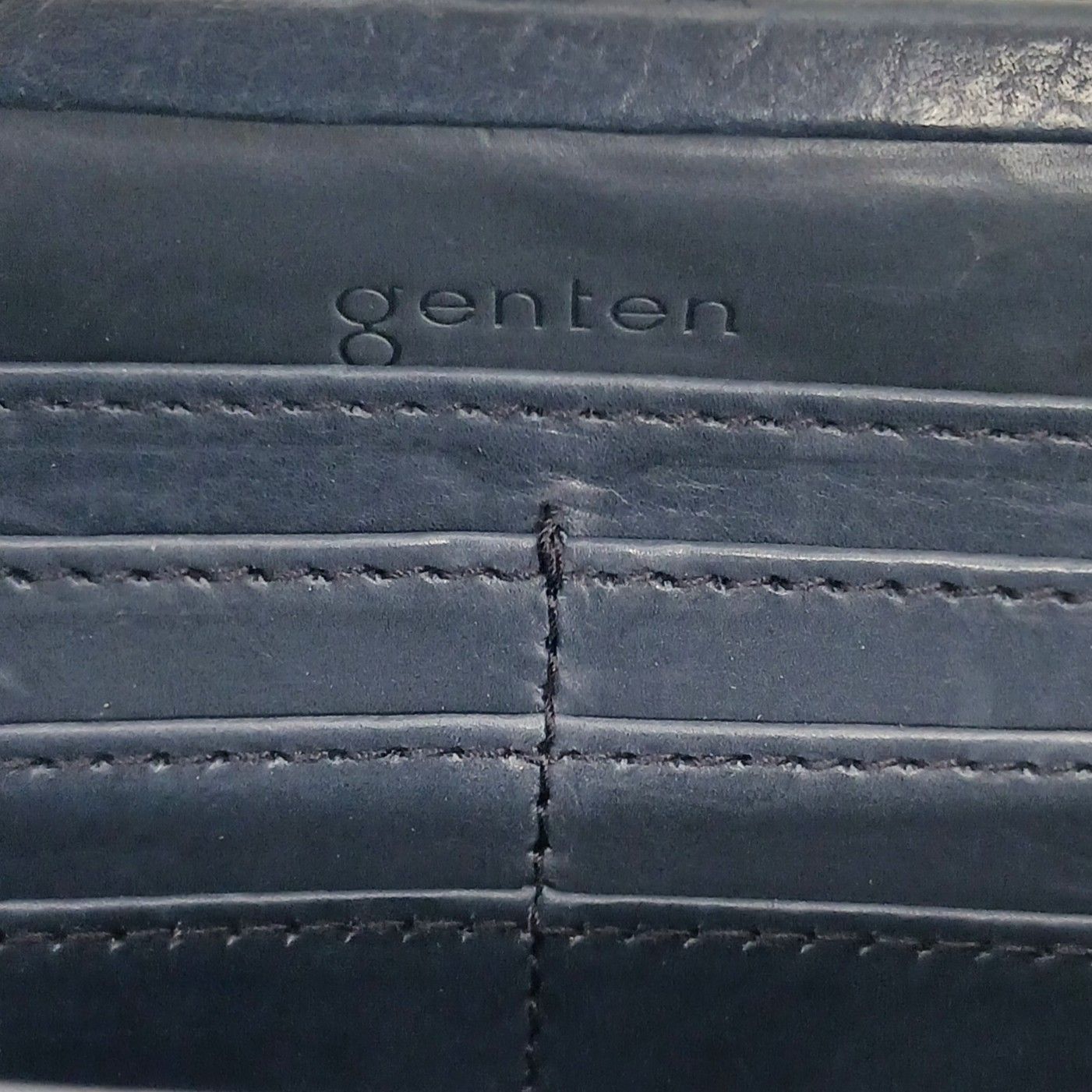 genten ゲンテン ダイヤモンドパイソン レザー 長財布 がま口財布
