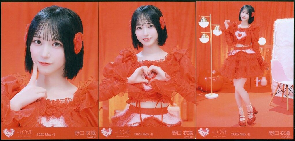 LOVE 2025年5月ランダム生写真 野口衣織 2025 May-II (とくべチュ、し