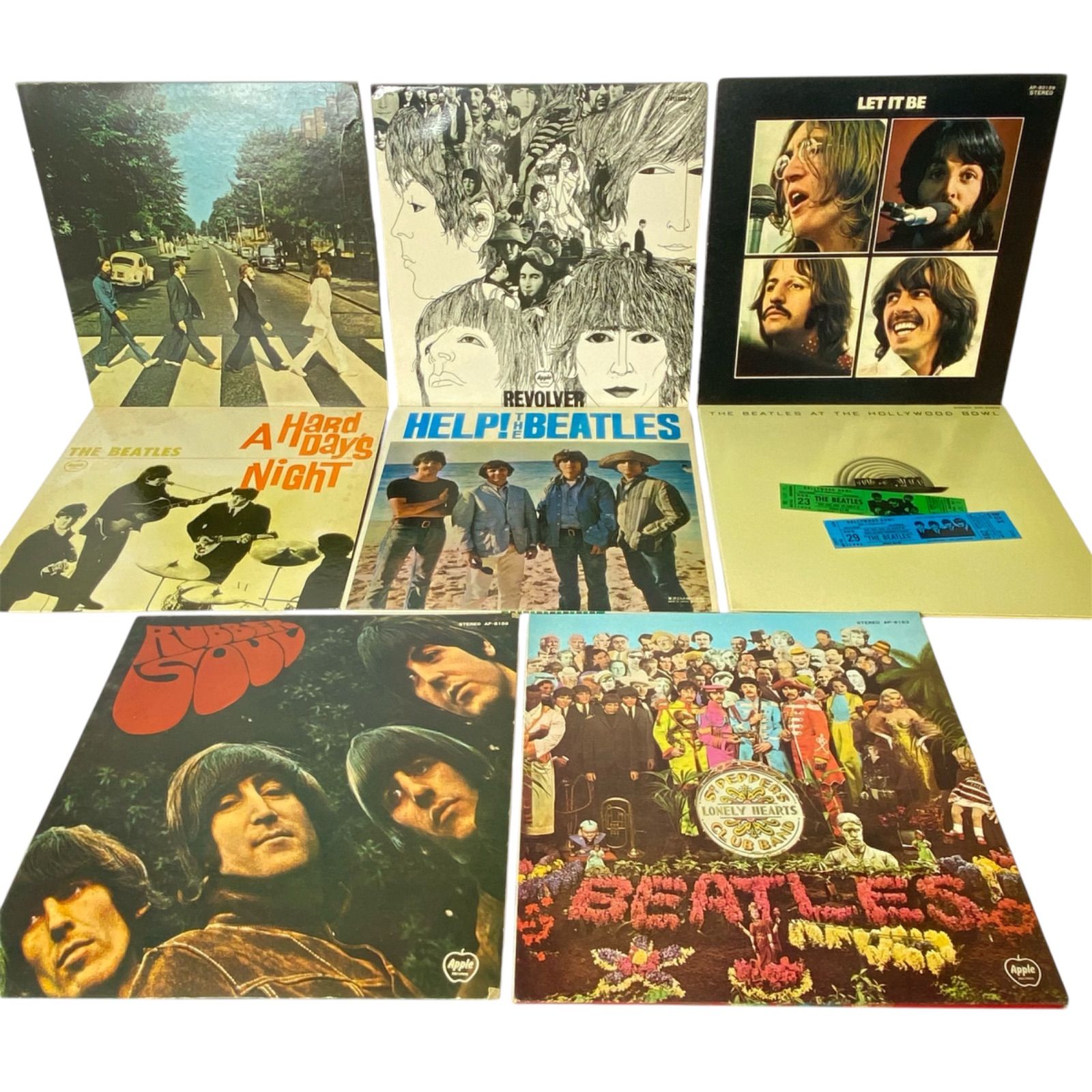 レコード 8枚セットThe Beatlesなどレコード セット
