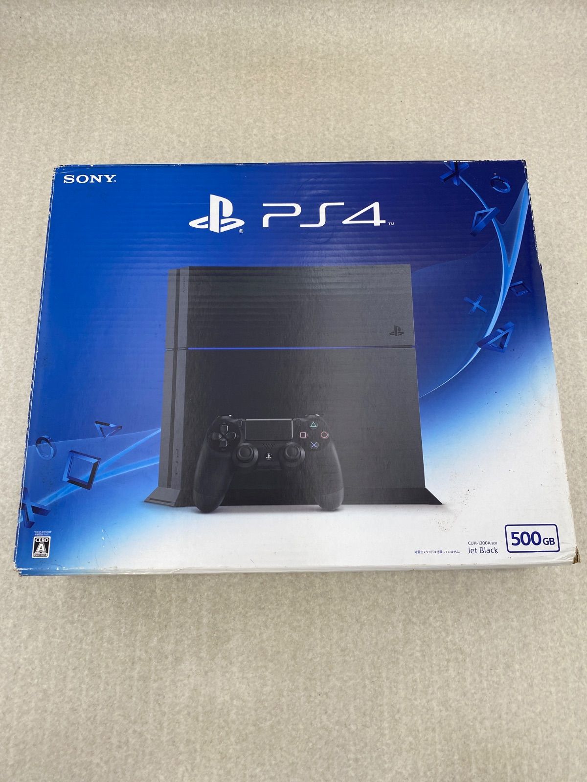 ◇PlayStation4 500GB ジェット・ブラック （CUH－1200AB01） 動作品 