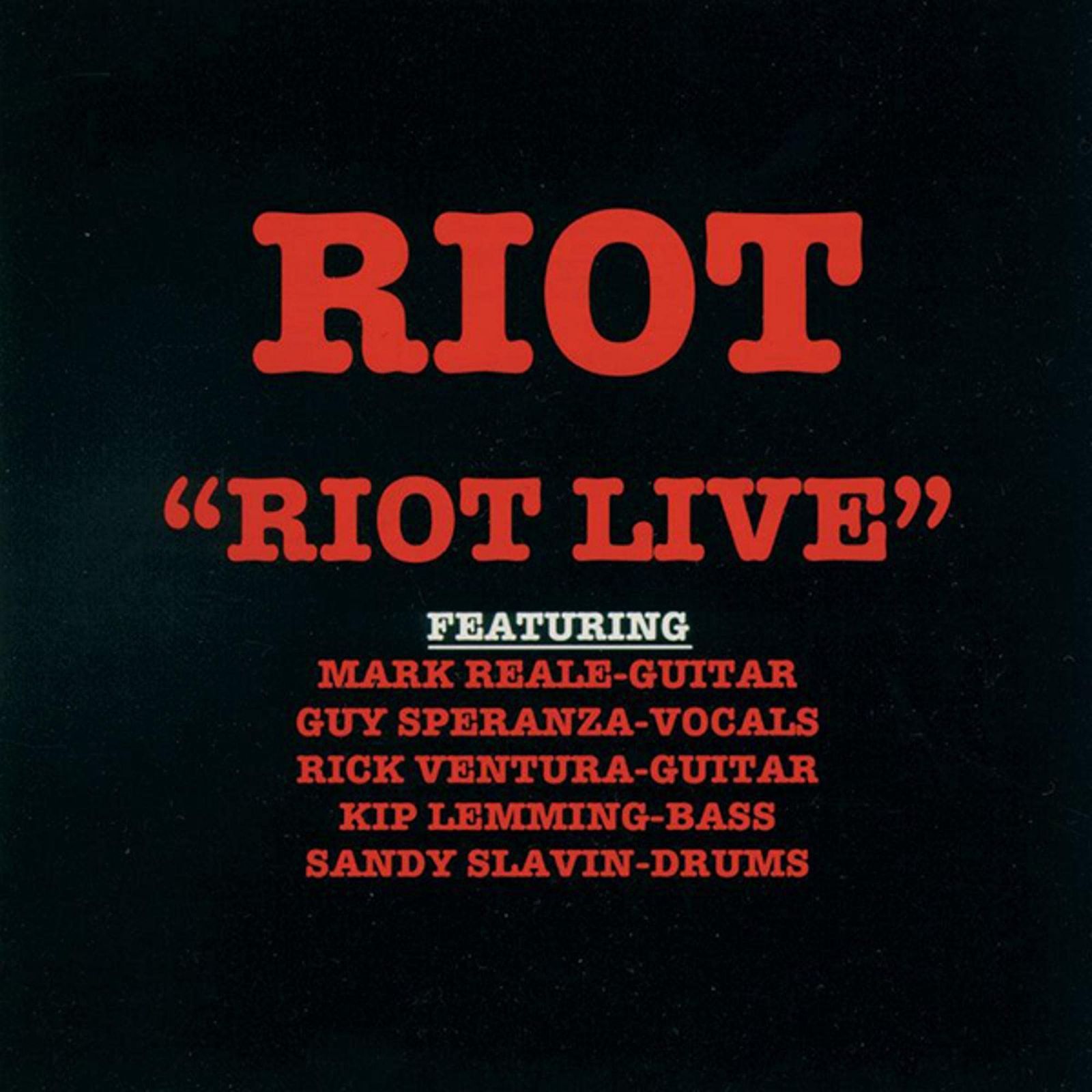 【CD】Riot Live