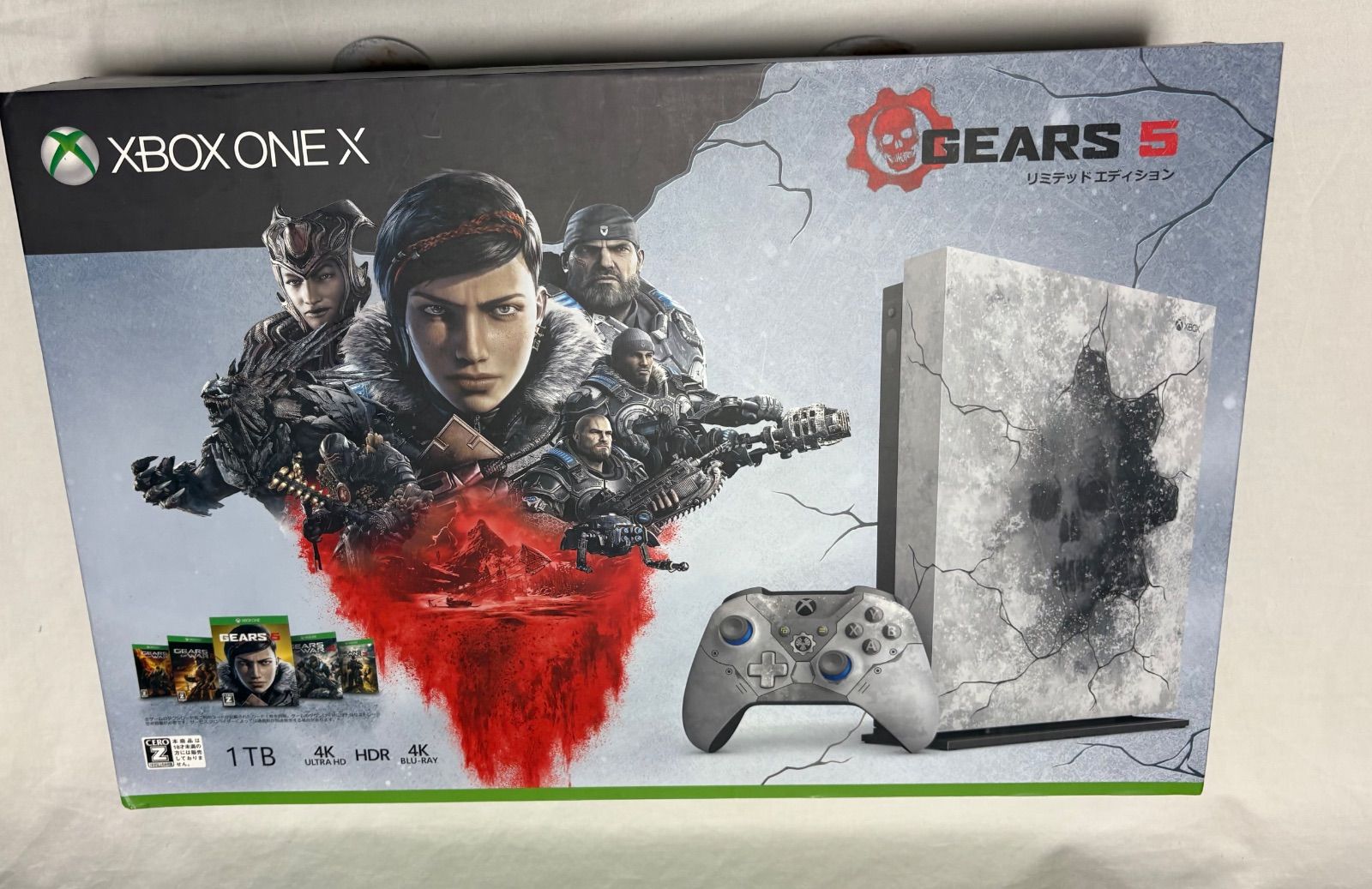 XBOX ONE X 本体 ギアーズ5 リミテッドエディション Gears 5 - メルカリ