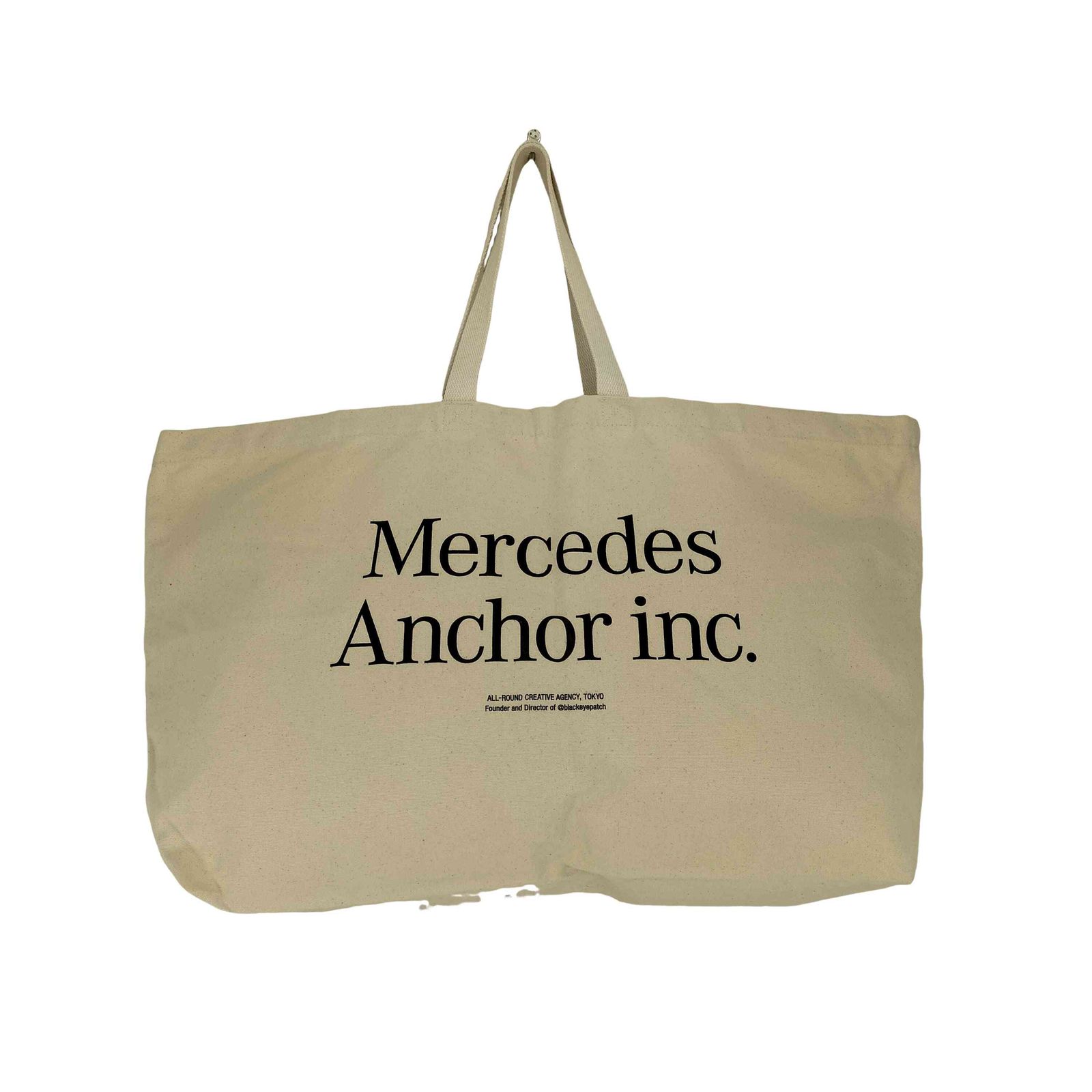 ユーズドフルギ USED古着 Mercedes Anchor inc. キャンバスロゴ トート