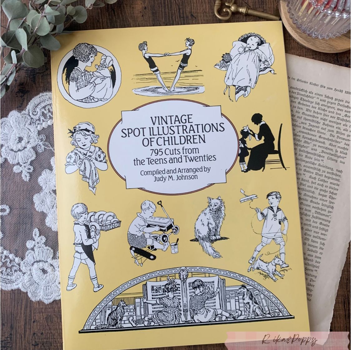 ヴィンテージ 洋書 ヴィクトリアン調 イラスト・挿絵 Vintage Spot