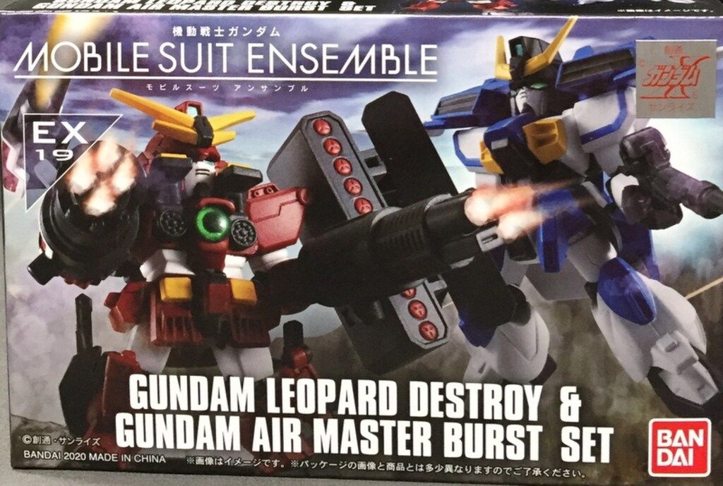 バンダイ MOBILE SUIT ENSEMBLE ガンダムレオパルドD(デストロイ)&ガンダムエアマスターバースト セット EX19