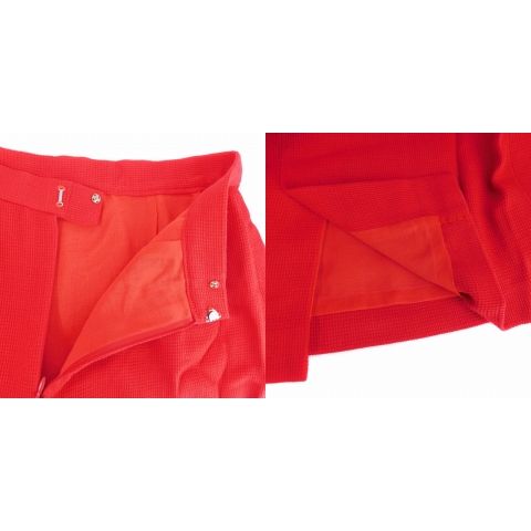 ハナエモリ HANAE MORI セットアップ ジャケット ノーカラー 七分袖