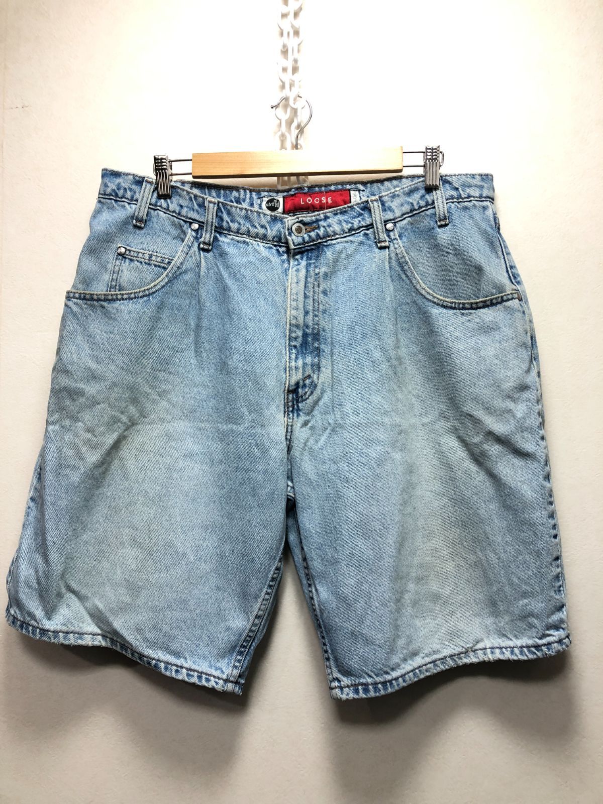 025011 LEVI´S silver Tab LOOSE 33661-0791 ハーフ デニム 38 