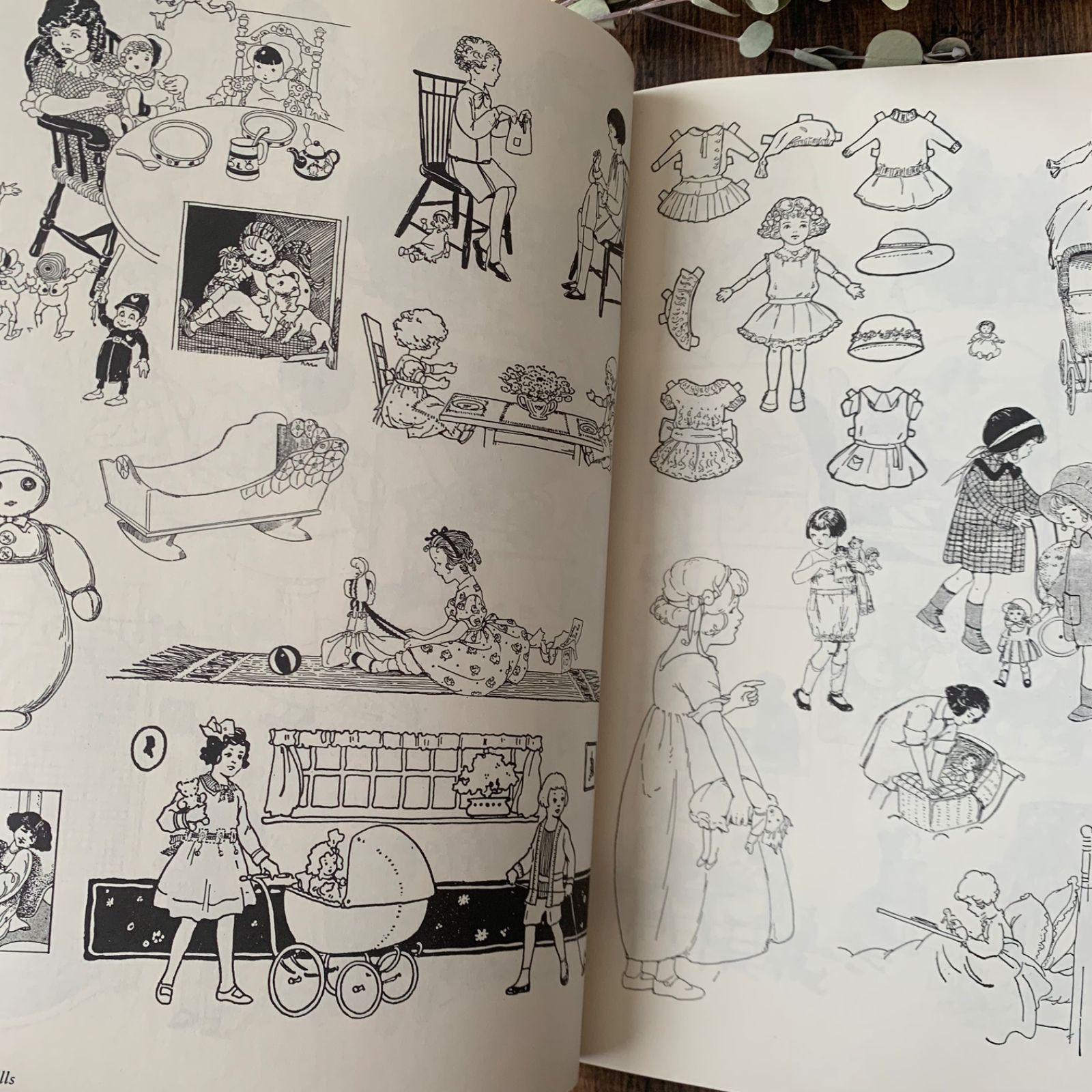ヴィンテージ 洋書 ヴィクトリアン調 イラスト・挿絵 Vintage Spot