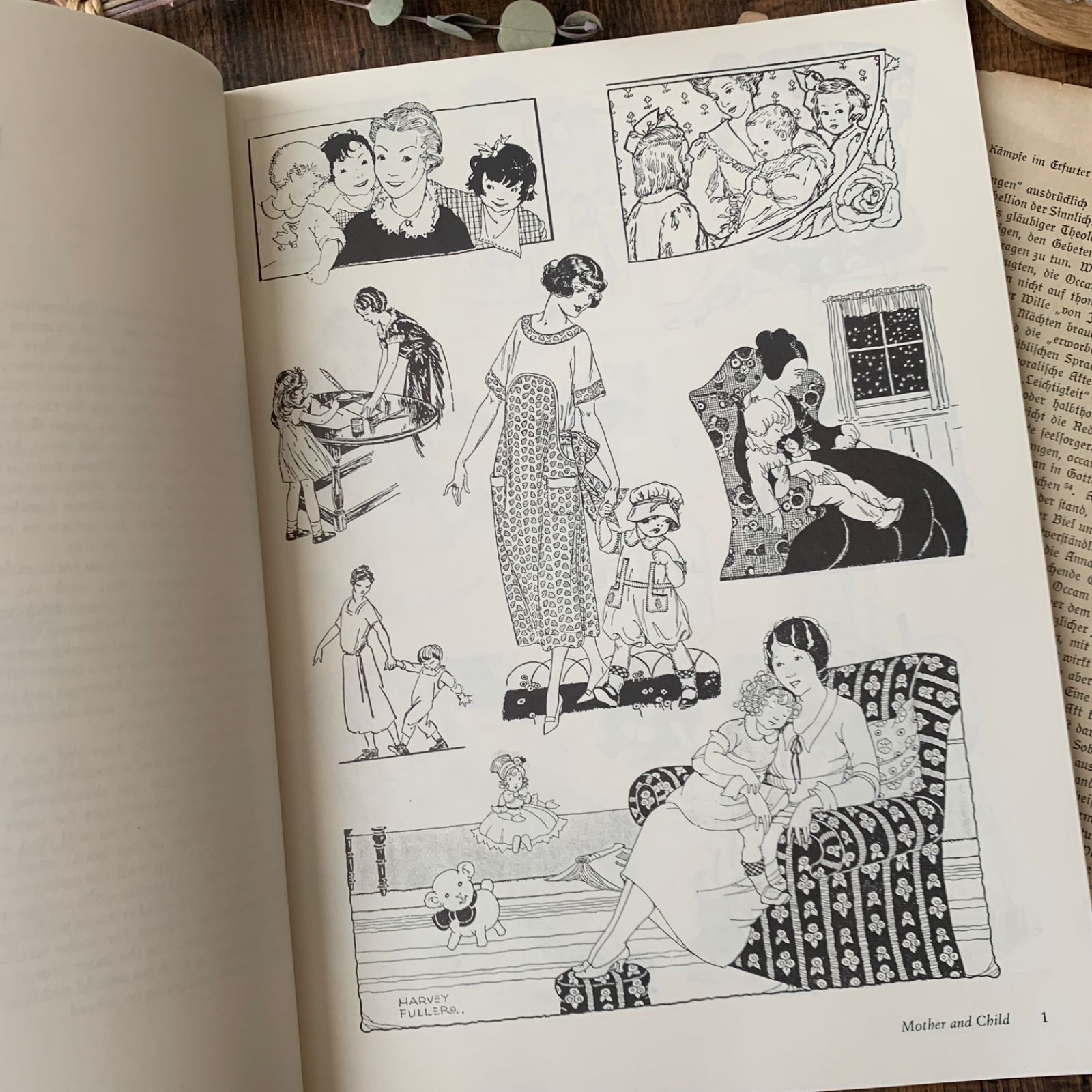 ヴィンテージ 洋書 ヴィクトリアン調 イラスト・挿絵 Vintage Spot