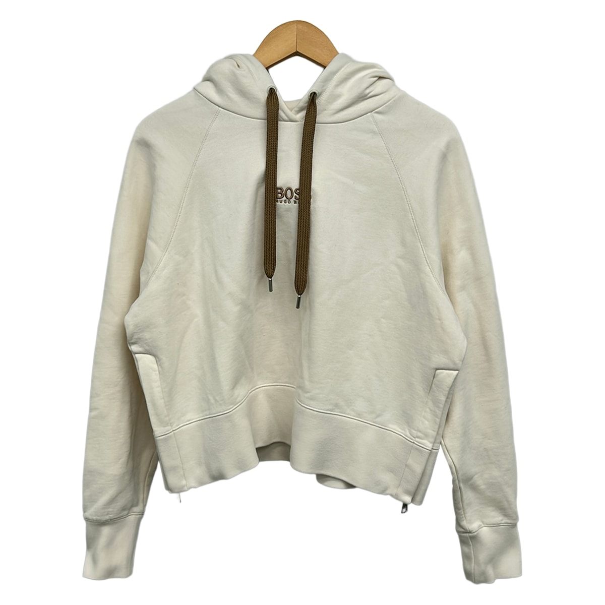 HUGOBOSS(ヒューゴボス) パーカー サイズXS レディース美品 - 白 HUGOBOSS(ヒューゴボス) パーカー サイズXS レディース美品 - 白