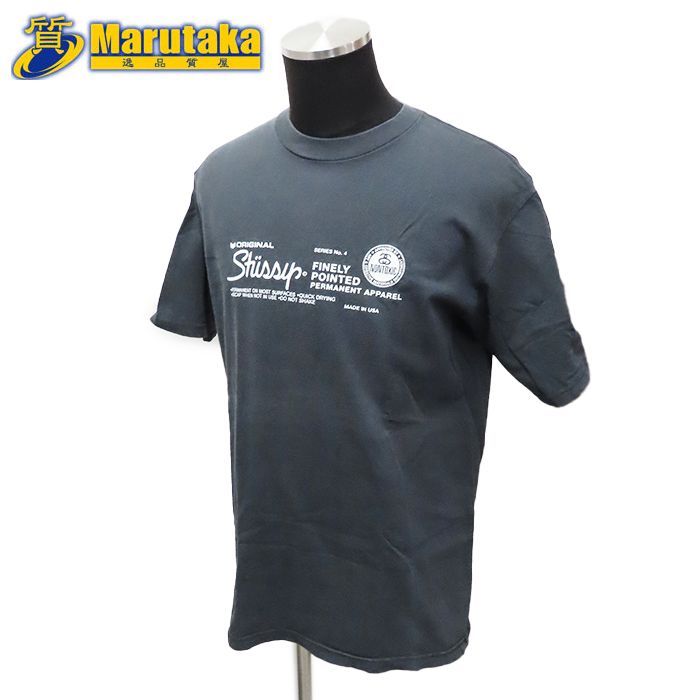 2000年代 頃 STUSSY トップス Ｌ サイズ ブラック綿 100% アパレル 逸品質屋 丸高 尼崎市 Marutaka USED 兵庫県 送料無料 中古 プレゼント ファッション 買取 お洒落 Pawn shop 実店舗有 適格請求書発行事業者